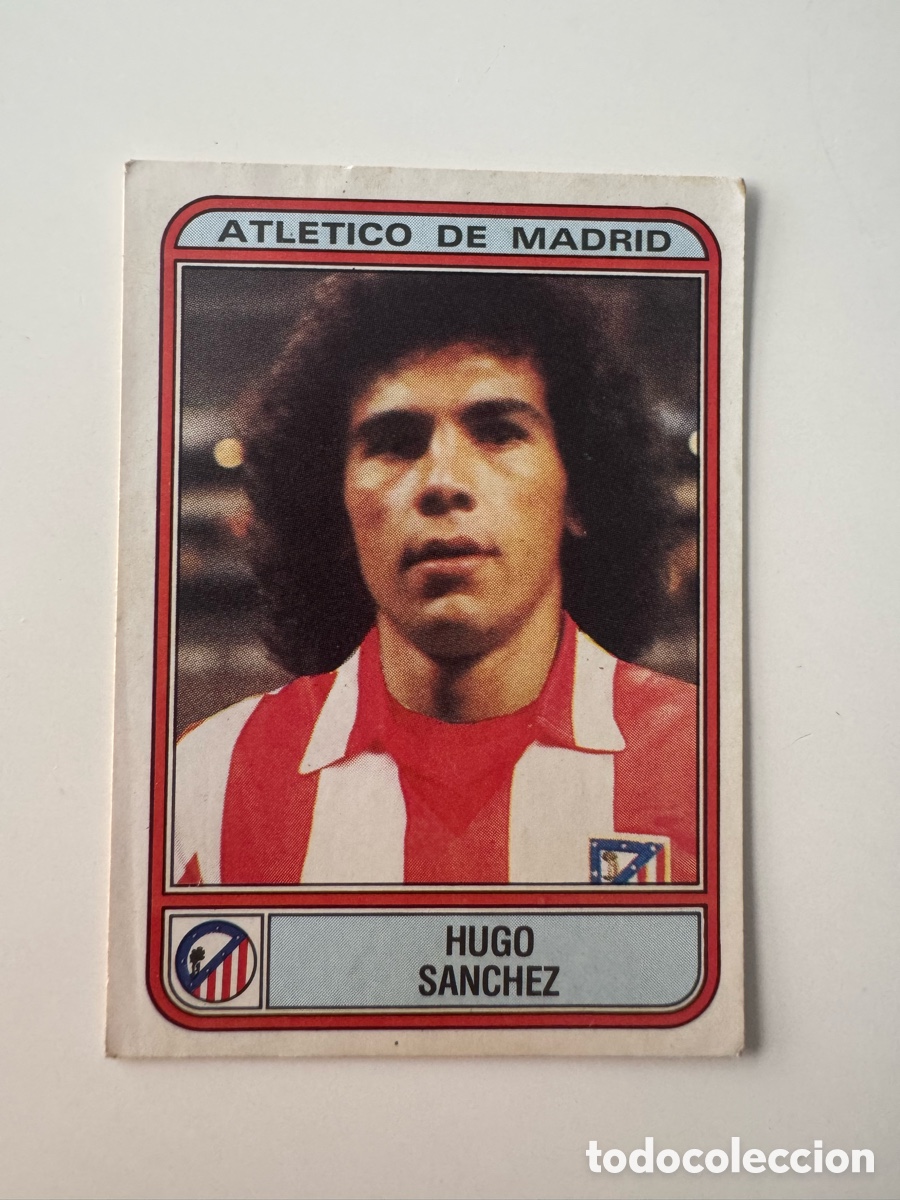 Figurine di Calcio: Figurine Panini Futbol 82 Atletico de Madrid &ndash; N&ordm; 42 &ndash; Rookie Hugo S&aacute;nchez