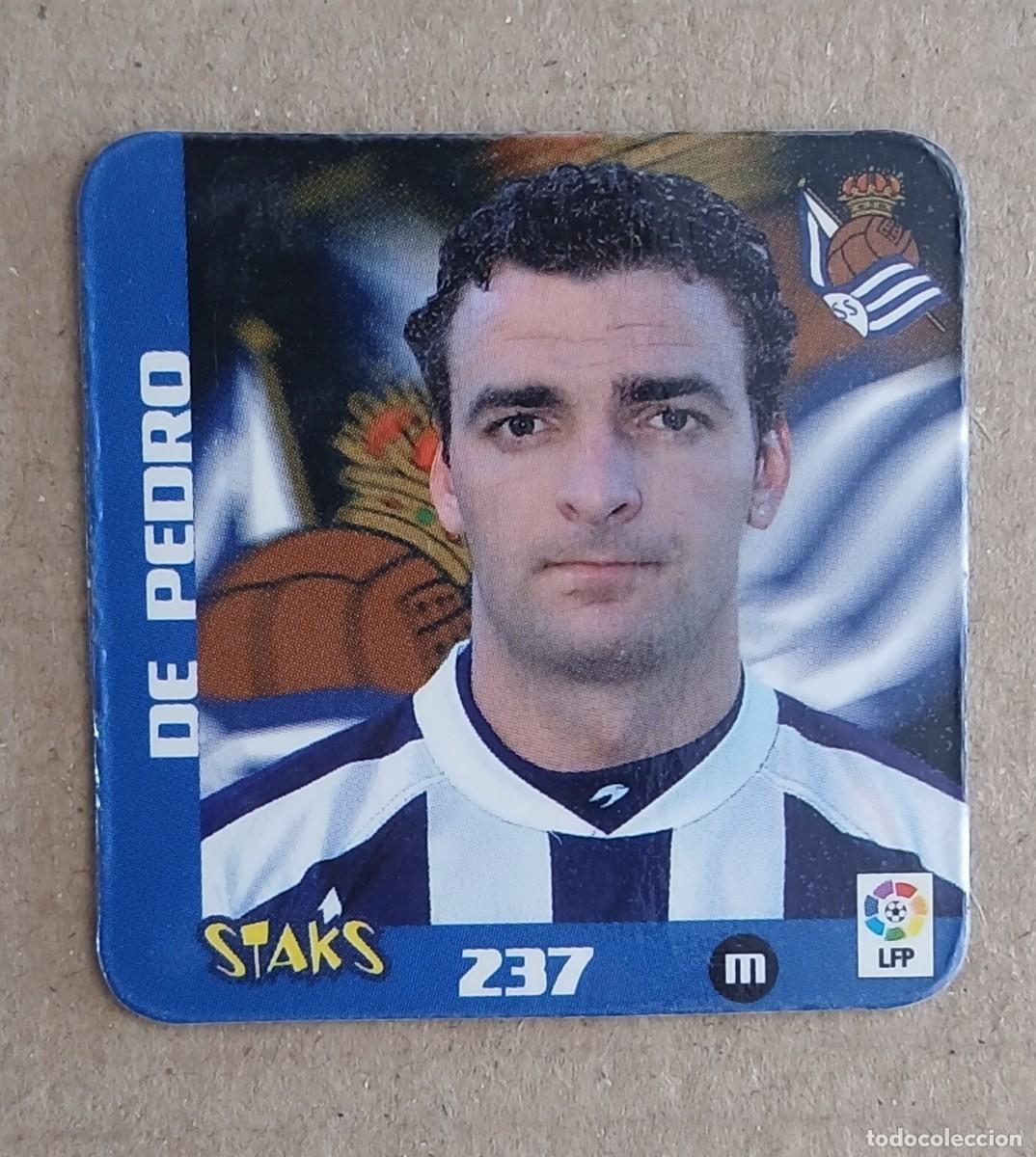 Figurine di Calcio: STAK n&ordm; 237 DE PEDRO REAL SOCIEDAD LIGA 2003-2004 DE PANINI. Buen estado.