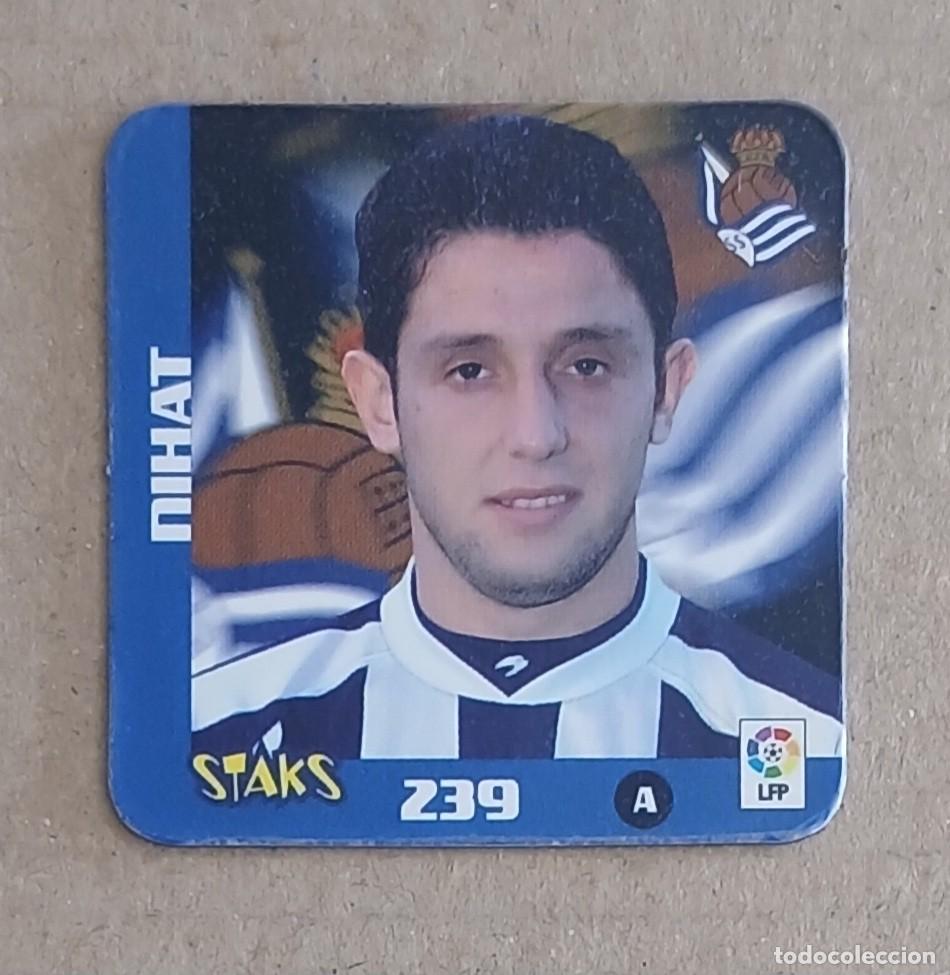 Figurine di Calcio: STAK n&ordm; 239 NIHAT REAL SOCIEDAD LIGA 2003-2004 DE PANINI. Buen estado.