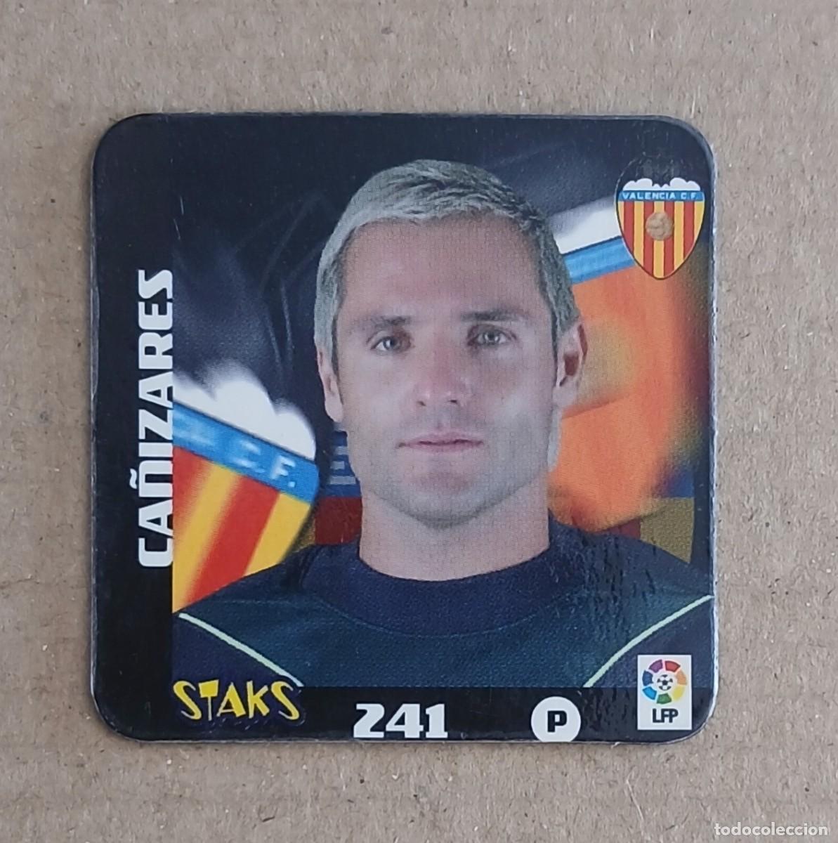 Figurine di Calcio: STAK n&ordm; 241 CA&Ntilde;IZARES VALENCIA LIGA 2003-2004 DE PANINI. Buen estado.