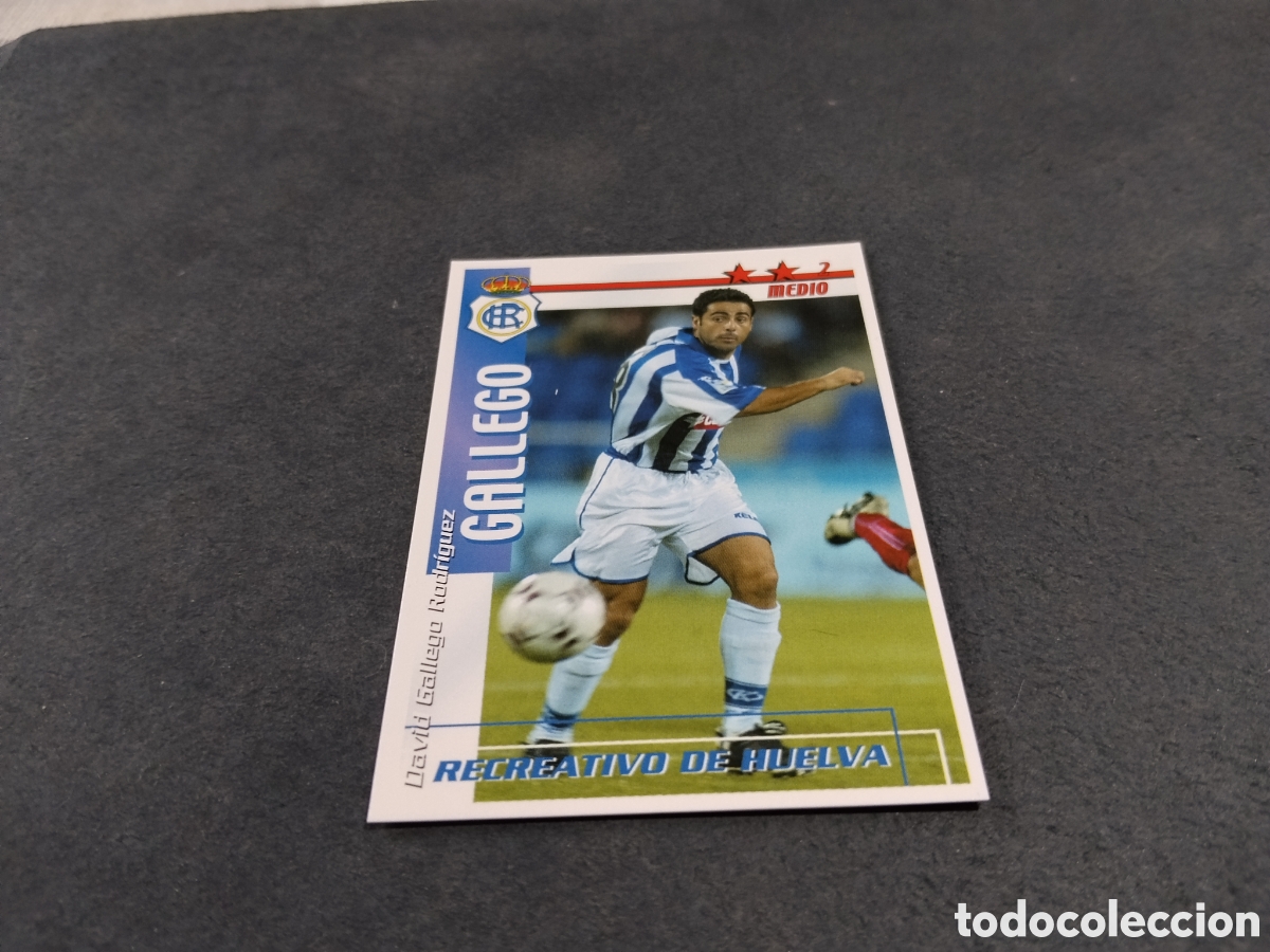 Figurine di Calcio: Cromo futbol Recreativo de Huelva, Gallego
