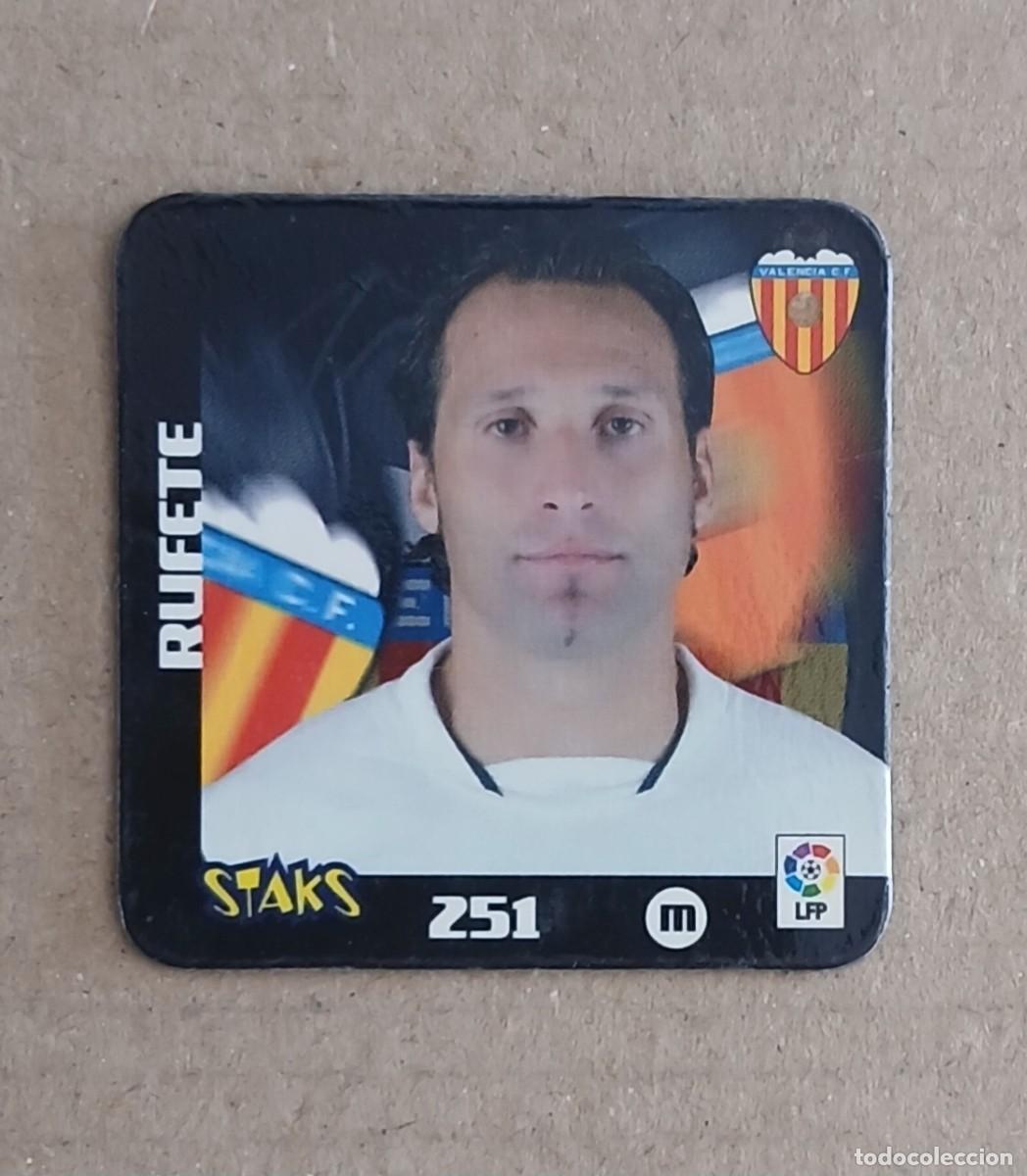 Figurine di Calcio: STAK n&ordm; 251 RUFETE VALENCIA LIGA 2003-2004 DE PANINI. Buen estado.