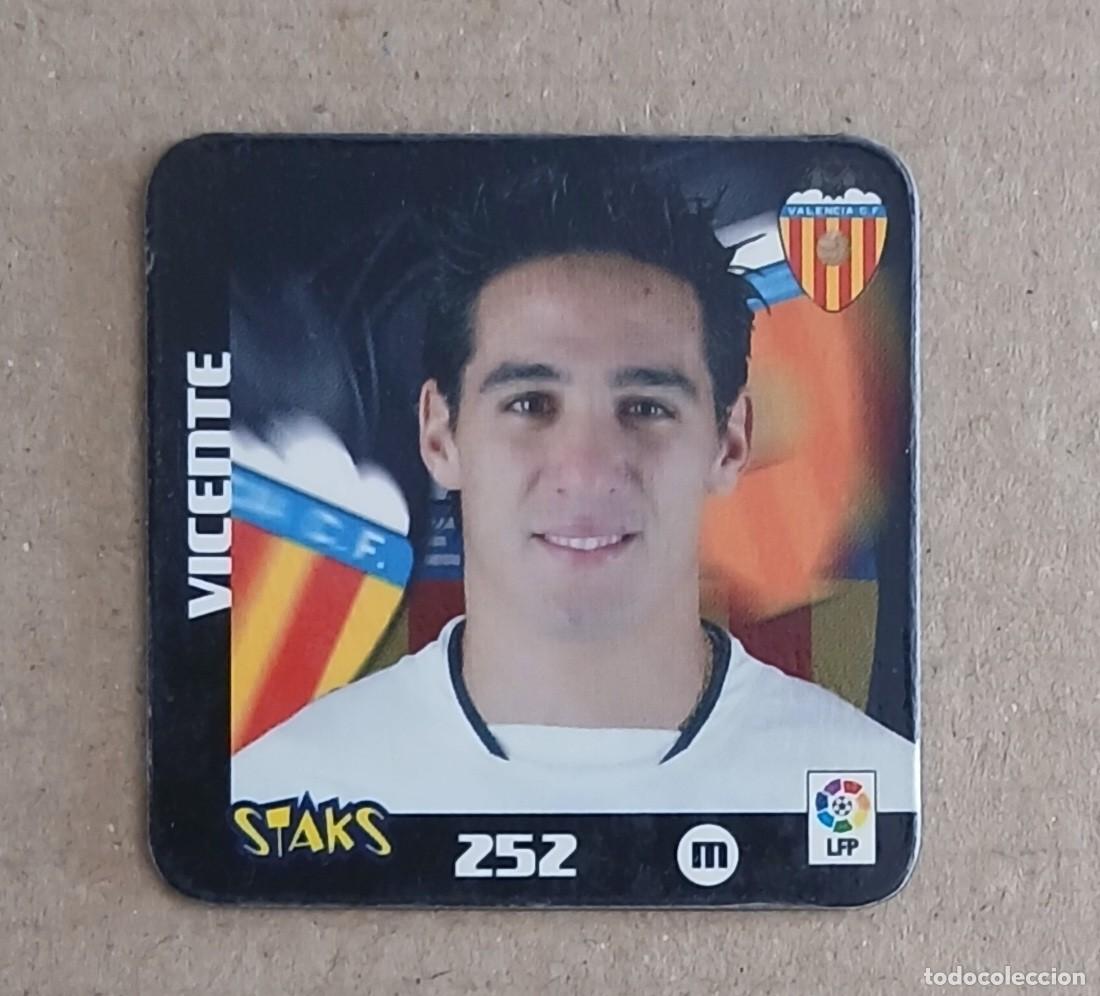 Figurine di Calcio: STAK n&ordm; 252 VICENTE VALENCIA LIGA 2003-2004 DE PANINI. Buen estado.