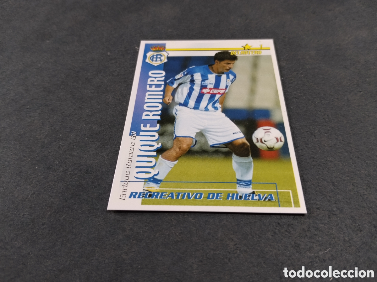 Figurine di Calcio: Cromo futbol Recreativo de Huelva, Quique Romero