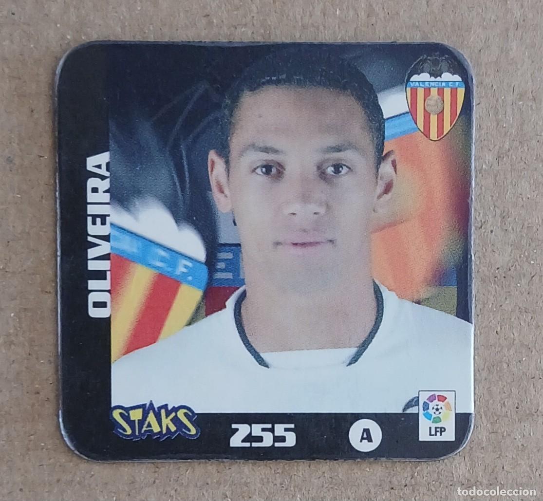 Figurine di Calcio: STAK n&ordm; 255 OLIVEIRA VALENCIA LIGA 2003-2004 DE PANINI. Buen estado.