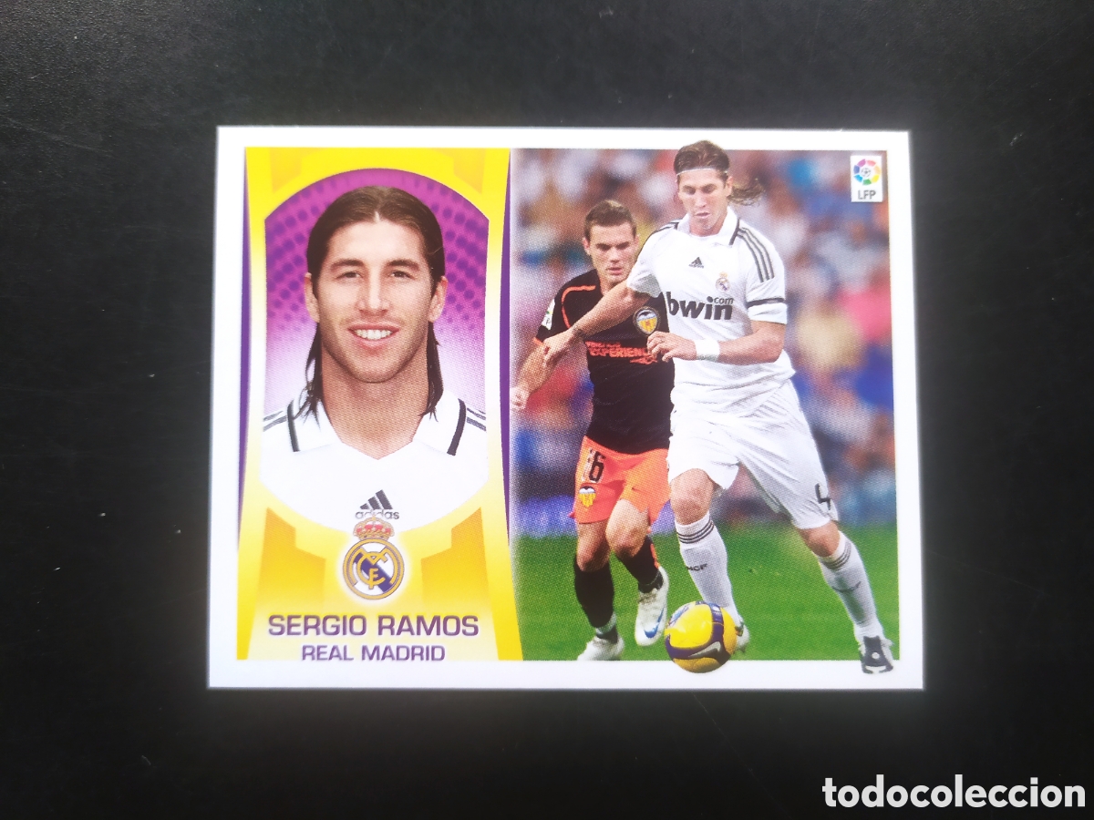 Figurine di Calcio: Liga este 2009 2010 09 10 panini Sergio Ramos n&deg; 3 Real Madrid