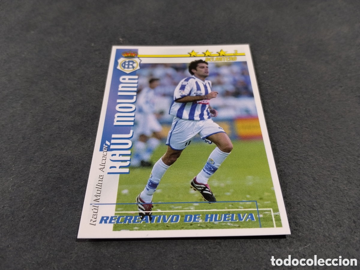 Figurine di Calcio: Cromo futbol Recreativo de Huelva, Ra&uacute;l Molina