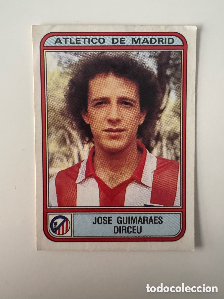 Figurine di Calcio: Figurine Panini Futbol 82 Atletico de Madrid &ndash; N&ordm; 35 &ndash; JOSE GUIMARAES DIRCEU