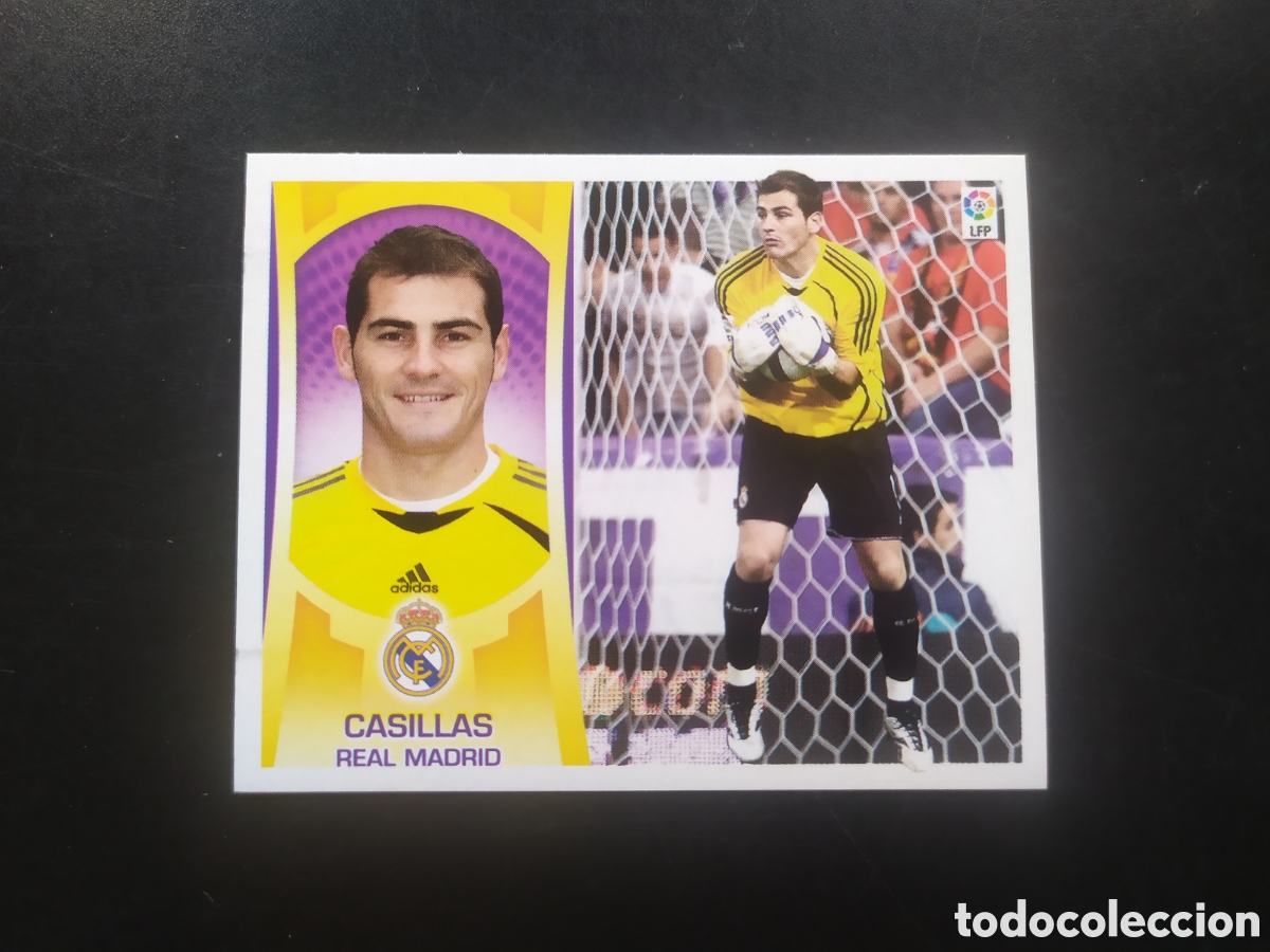 Figurine di Calcio: Liga este 2009 2010 09 10 panini Casillas n&deg; 1 Real Madrid