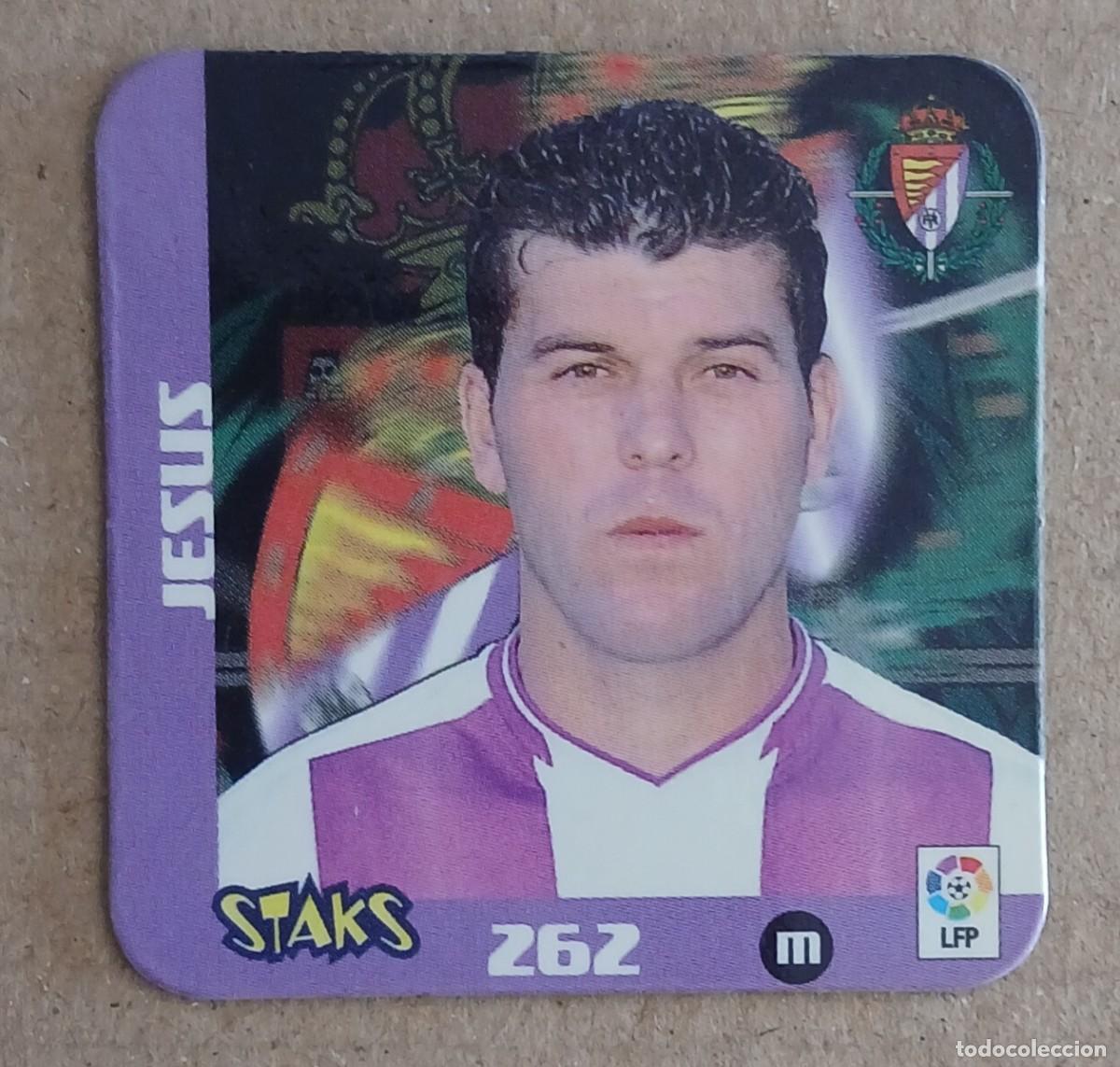 Cartes &agrave; collectionner de Football: STAK n&ordm; 262 JES&Uacute;S REAL VALLADOLID LIGA 2003-2004 DE PANINI. Buen estado.