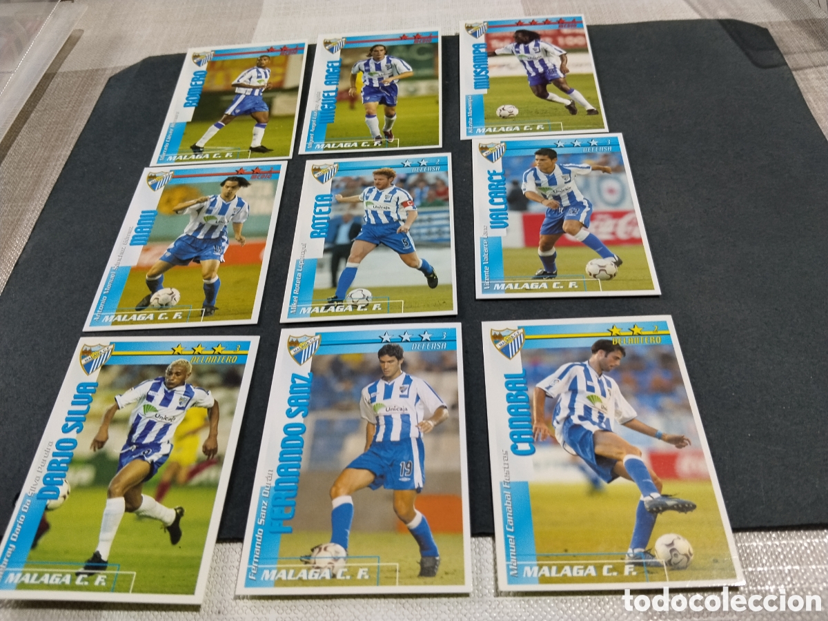 Cartes &agrave; collectionner de Football: Cromos futbol M&aacute;laga CF