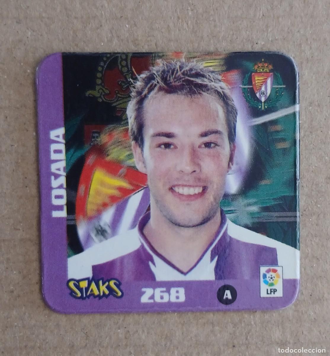 Cartes &agrave; collectionner de Football: STAK n&ordm; 268 LOSADA REAL VALLADOLID LIGA 2003-2004 DE PANINI. Buen estado.