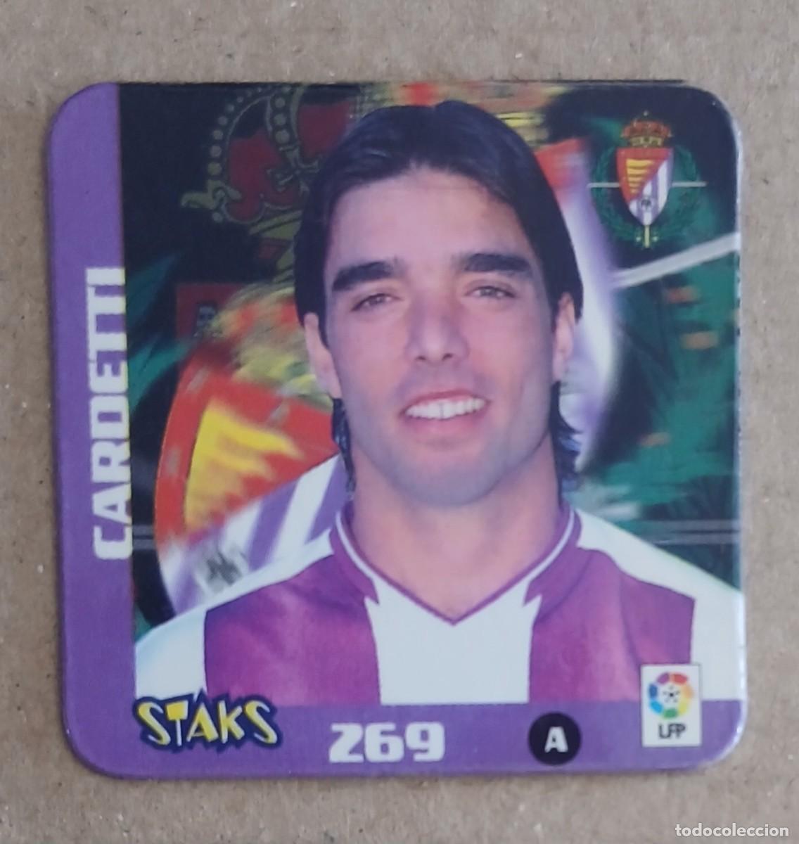 Cartes &agrave; collectionner de Football: STAK n&ordm; 269 CARDETTI REAL VALLADOLID LIGA 2003-2004 DE PANINI. Buen estado.