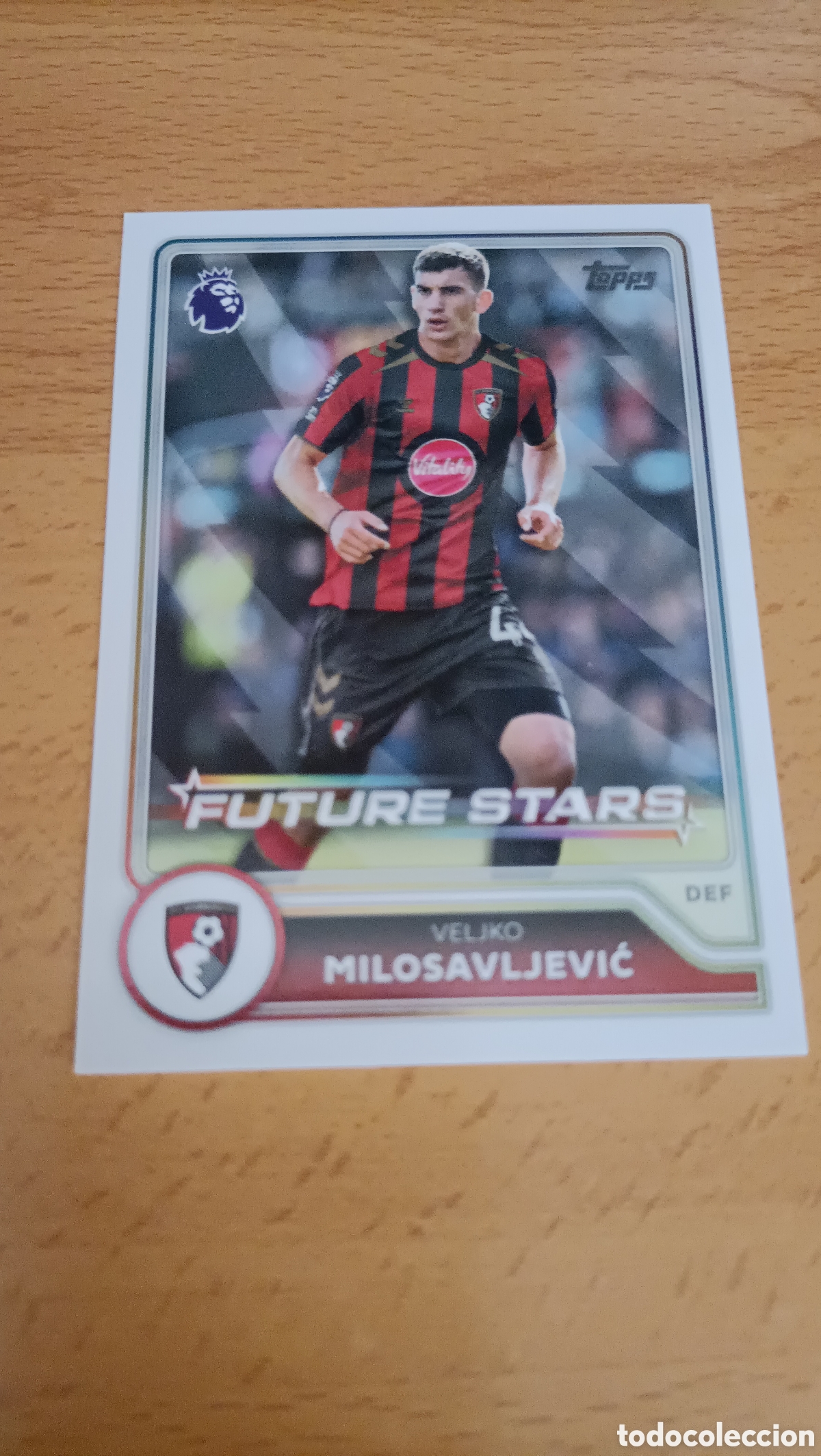 Cartes &agrave; collectionner de Football: Milosavljevic ( Bornemouth) Future Stars Topps Premier League 26/27