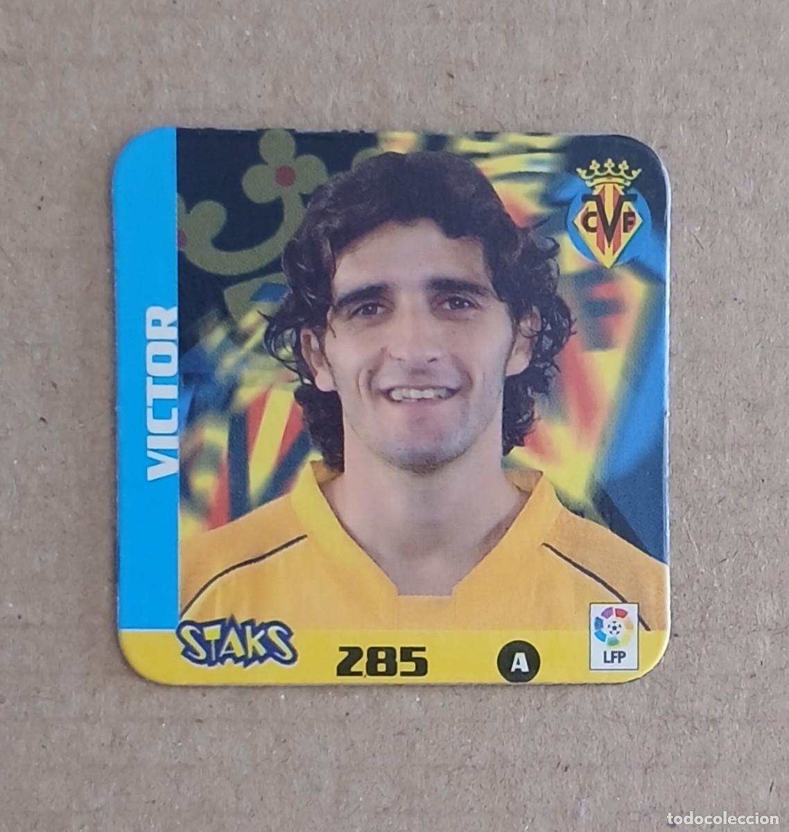 Cromos de f&uacute;tbol: STAK n&ordm; 285 V&Iacute;CTOR VILLARREAL LIGA 2003-2004 DE PANINI. Buen estado.