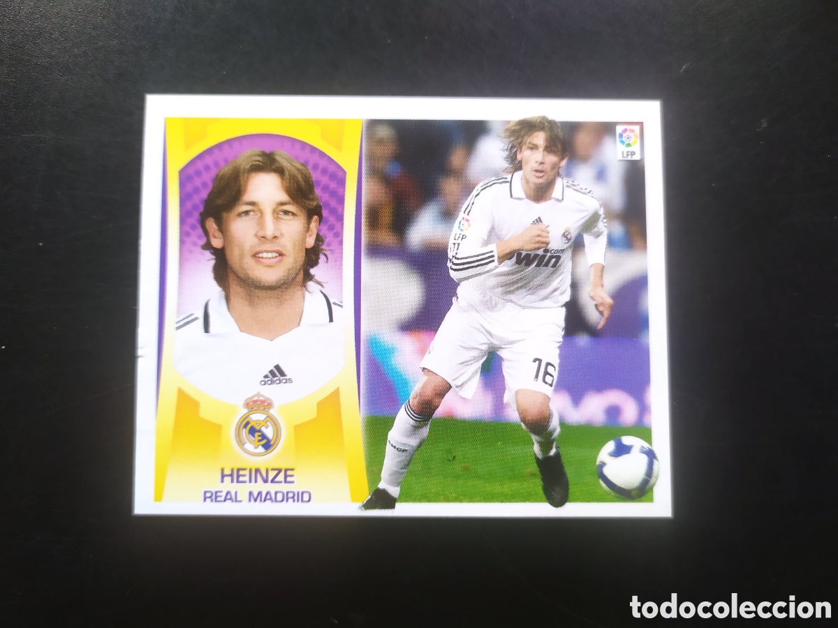Figurine di Calcio: Liga este 2009 2010 09 10 panini Heinze n&deg; 7B 7 B Real Madrid