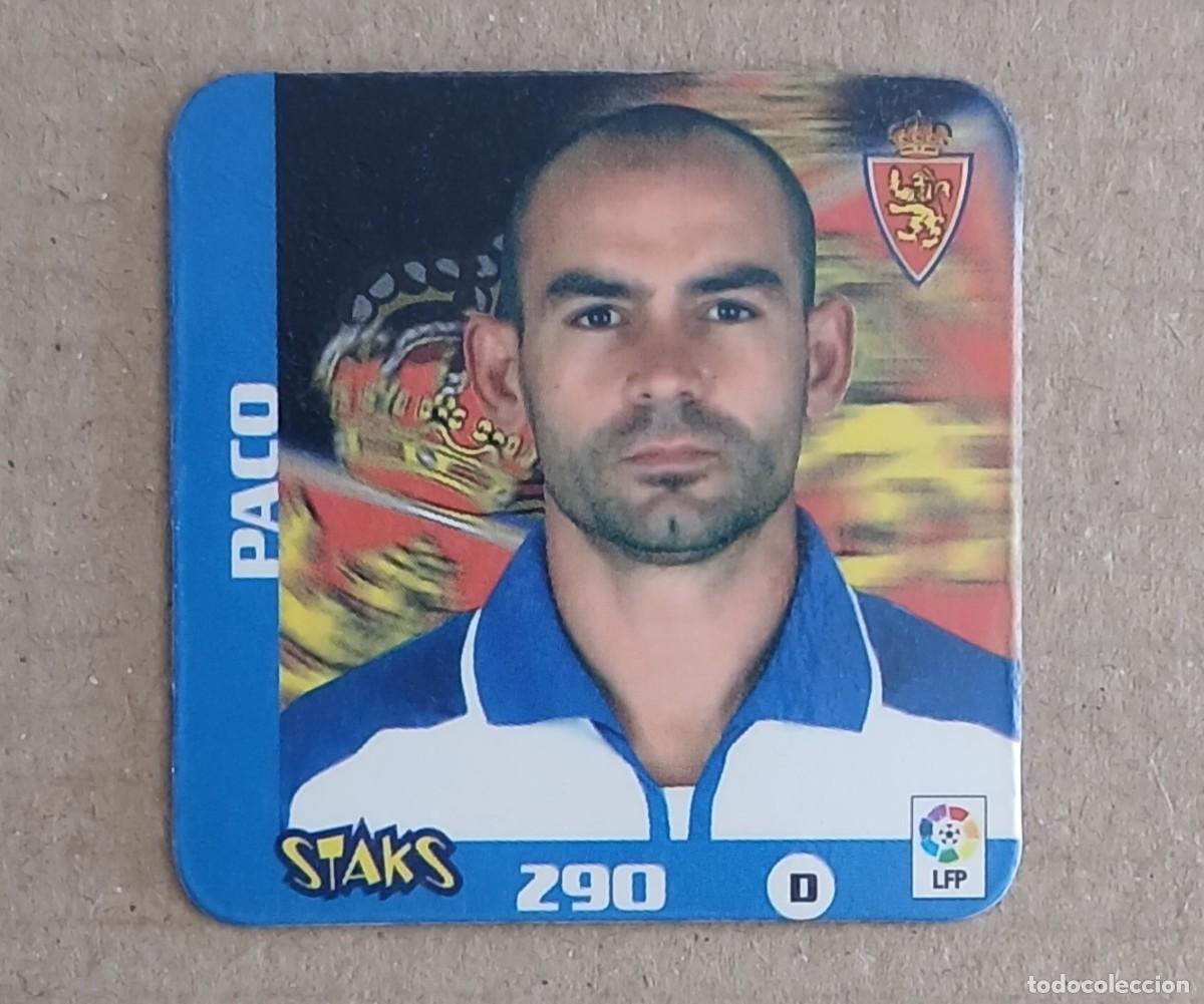 Figurine di Calcio: STAK n&ordm; 290 PACO REAL ZARAGOZA LIGA 2003-2004 DE PANINI. Buen estado.
