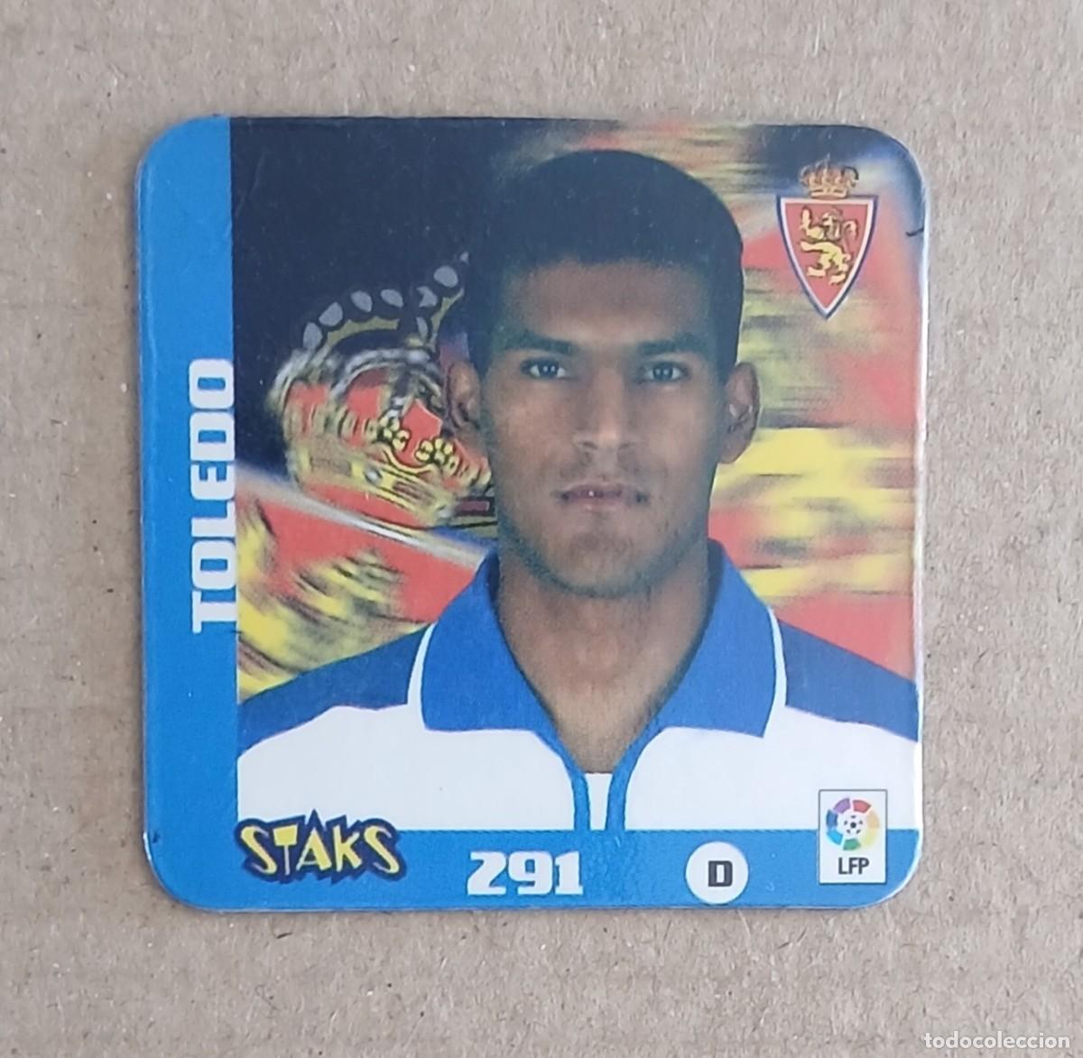 Figurine di Calcio: STAK n&ordm; 291 TOLEDO REAL ZARAGOZA LIGA 2003-2004 DE PANINI. Buen estado.