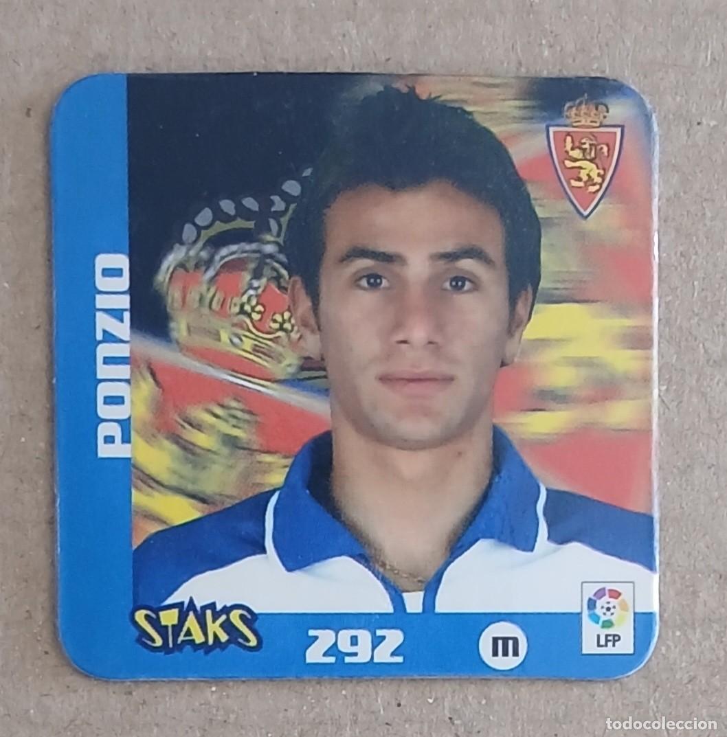 Figurine di Calcio: STAK n&ordm; 292 PONZIO REAL ZARAGOZA LIGA 2003-2004 DE PANINI. Buen estado.