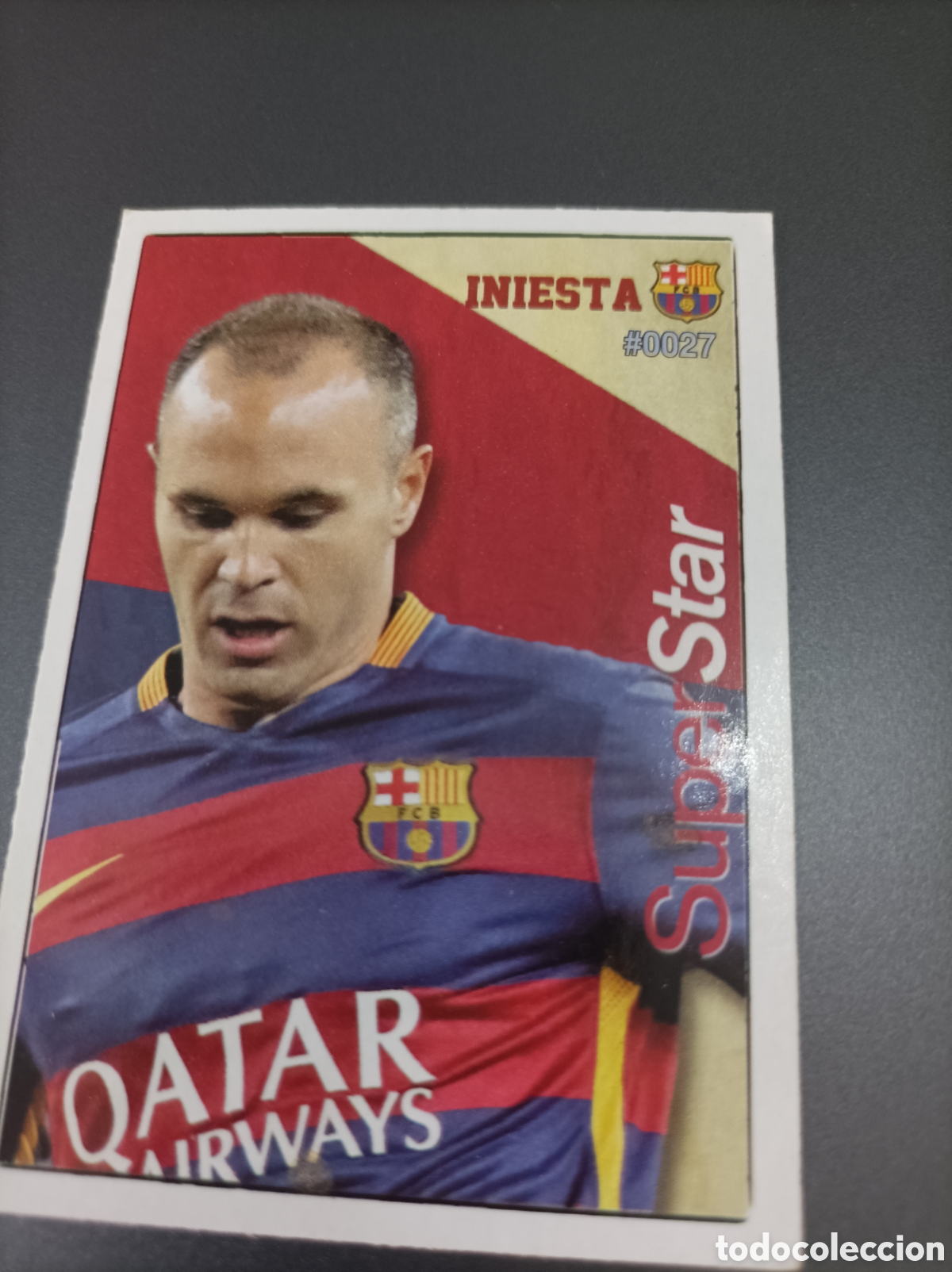 Figurine di Calcio: Ficha quiz de Iniesta de la temporada 2015,2016