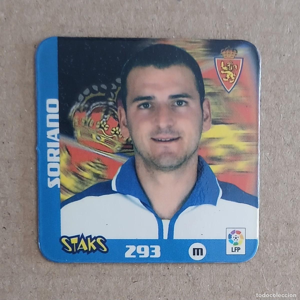 Figurine di Calcio: STAK n&ordm; 293 SORIANO REAL ZARAGOZA LIGA 2003-2004 DE PANINI. Buen estado.