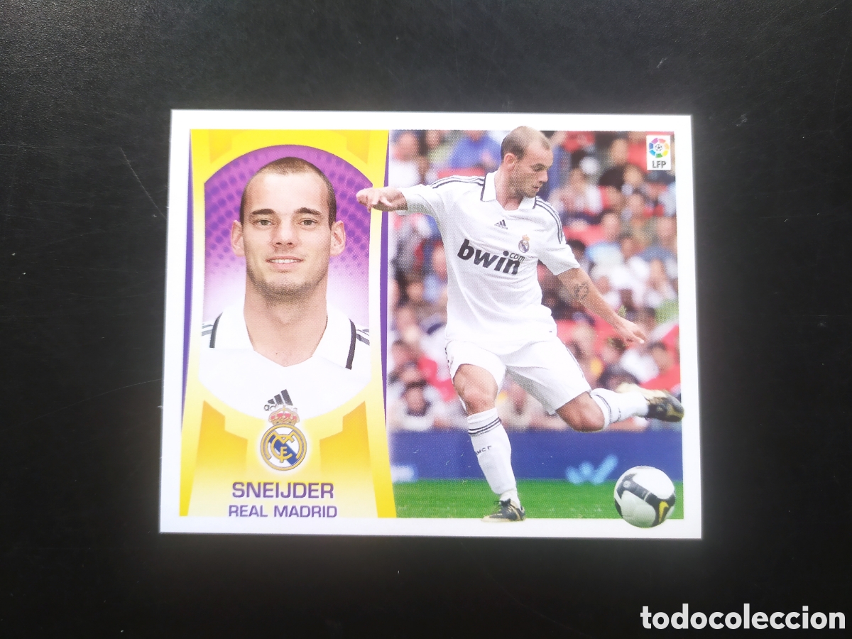 Figurine di Calcio: Liga este 2009 2010 09 10 panini Sneijder n&deg; 10A 10 A Real Madrid