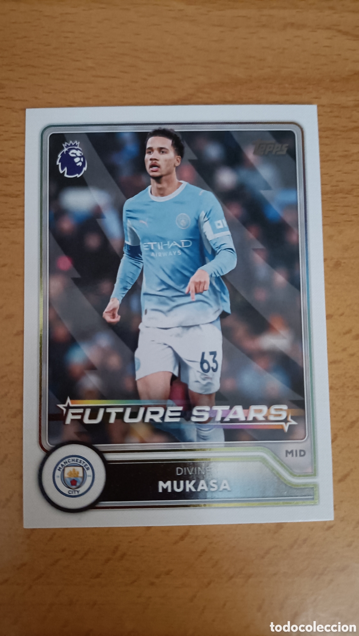 Cromos de Futebol: Mukasa ( Manchester City) Future Stars Topps Premier League 26/27