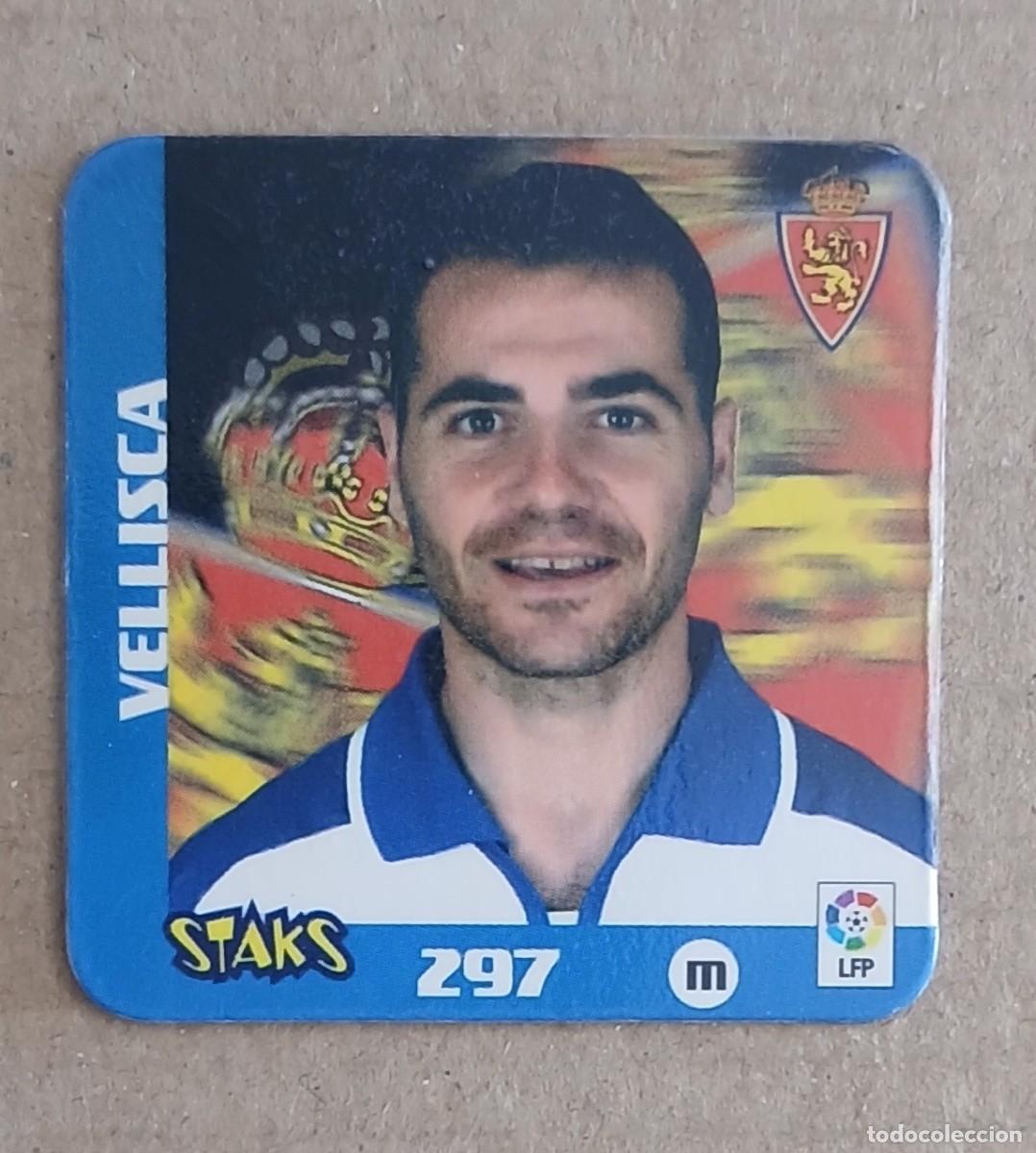 Cromos de Futebol: STAK n&ordm; 297 VELLISCA REAL ZARAGOZA LIGA 2003-2004 DE PANINI. Buen estado.
