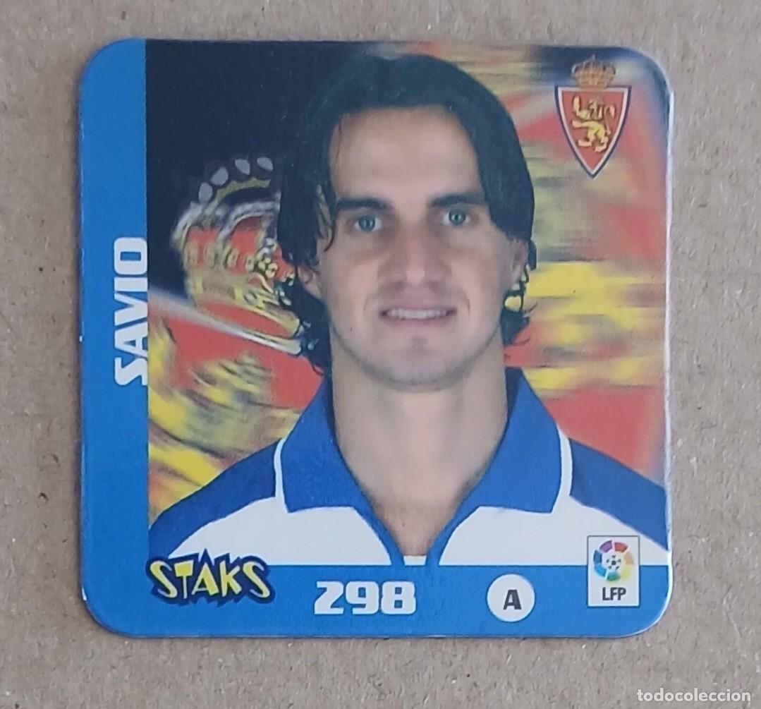 Cromos de Futebol: STAK n&ordm; 298 SAVIO REAL ZARAGOZA LIGA 2003-2004 DE PANINI. Buen estado.