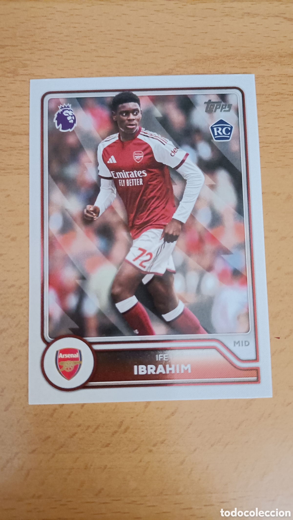 Cromos de Futebol: Ibrahim (Arsenal) Rookie Topps Premier League 26/27