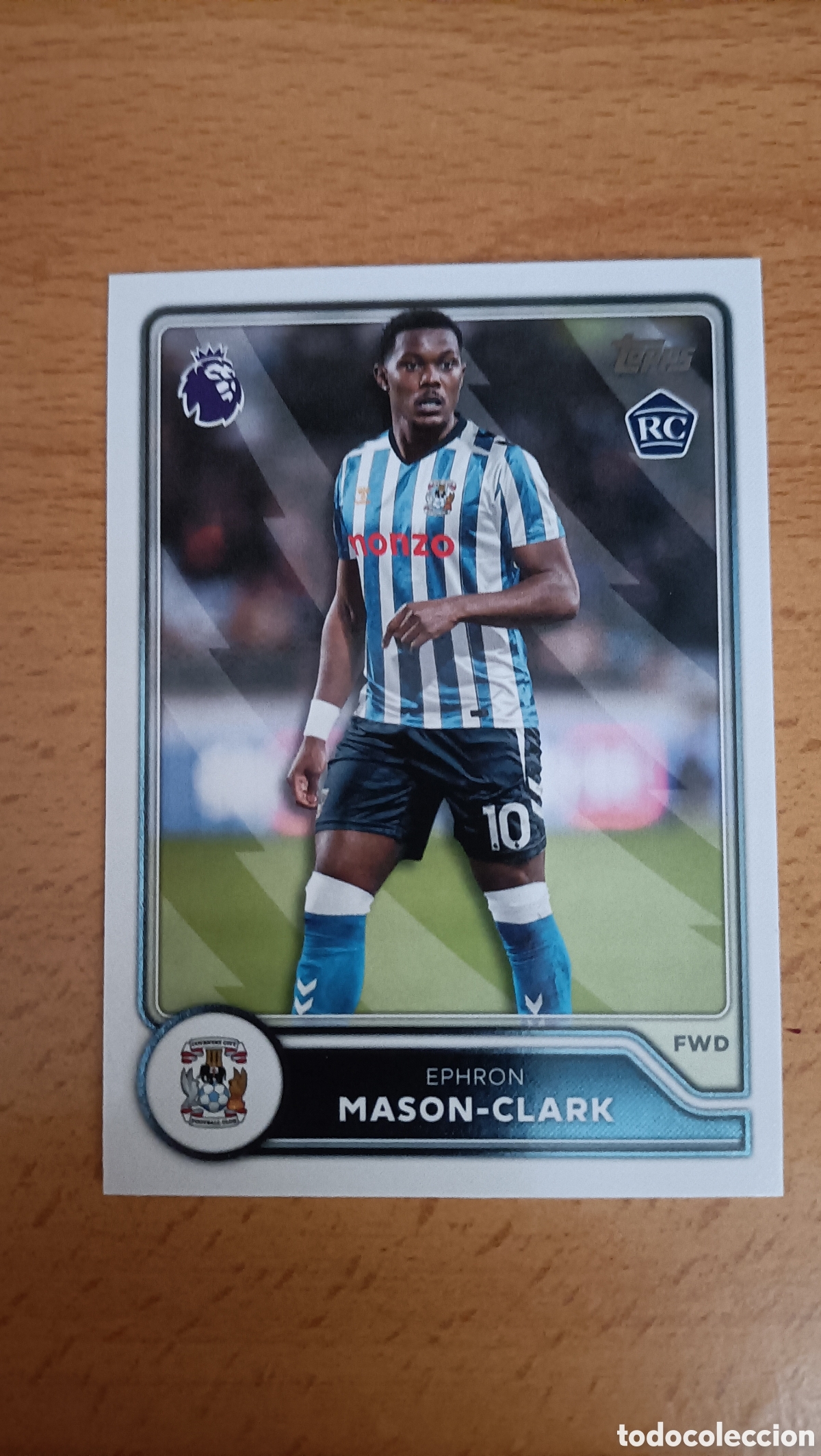 Football Stickers: Mason-Clark ( Coventry City) Rookie 26/27 Premier League 26/27
