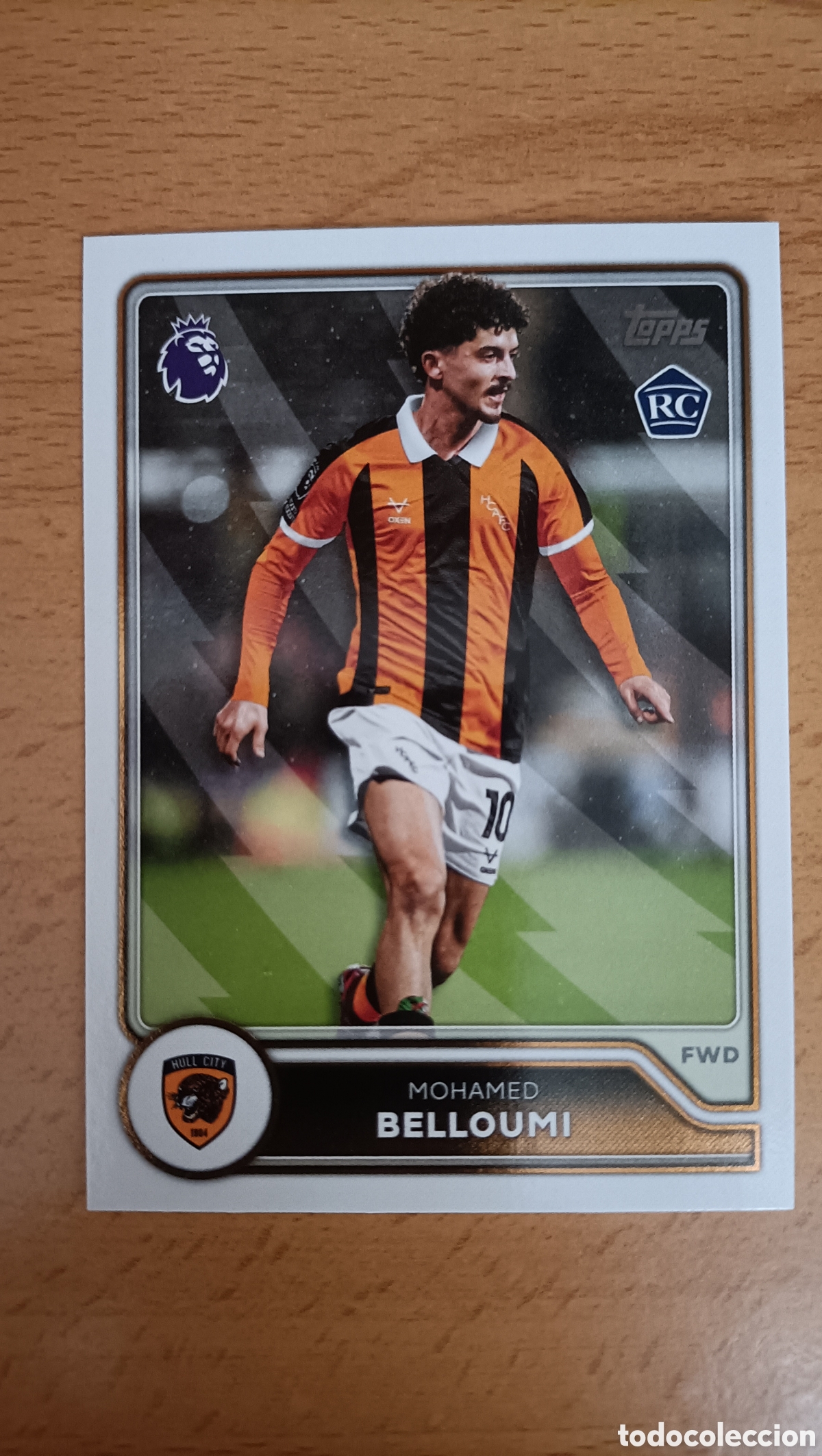 Football Stickers: Belloumi (Hull City) Rookie Topps Premier League 26/27