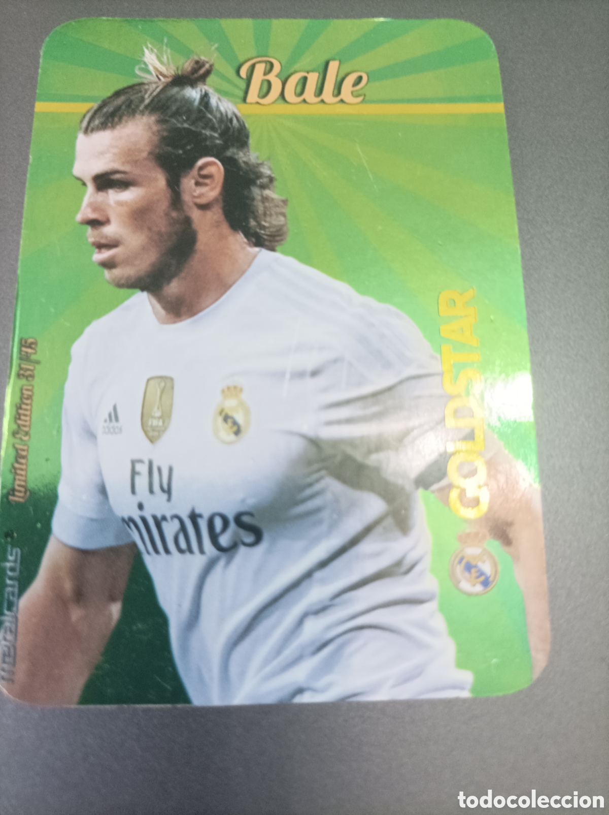 Cartes &agrave; collectionner de Football: Bale ficha quiz goldstar2015