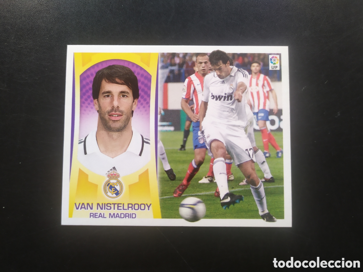 Cartes &agrave; collectionner de Football: Liga este 2009 2010 09 10 panini Van Nistelrooy n&deg; 15B 15 B Real Madrid