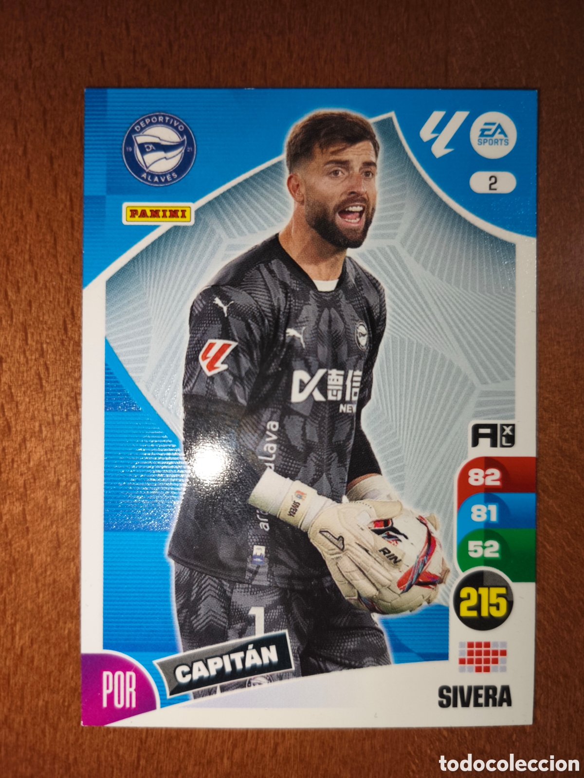 Cartes &agrave; collectionner de Football: Sivera n&deg;2 Adrenalyn XL 24/25 Deportivo Alav&eacute;s