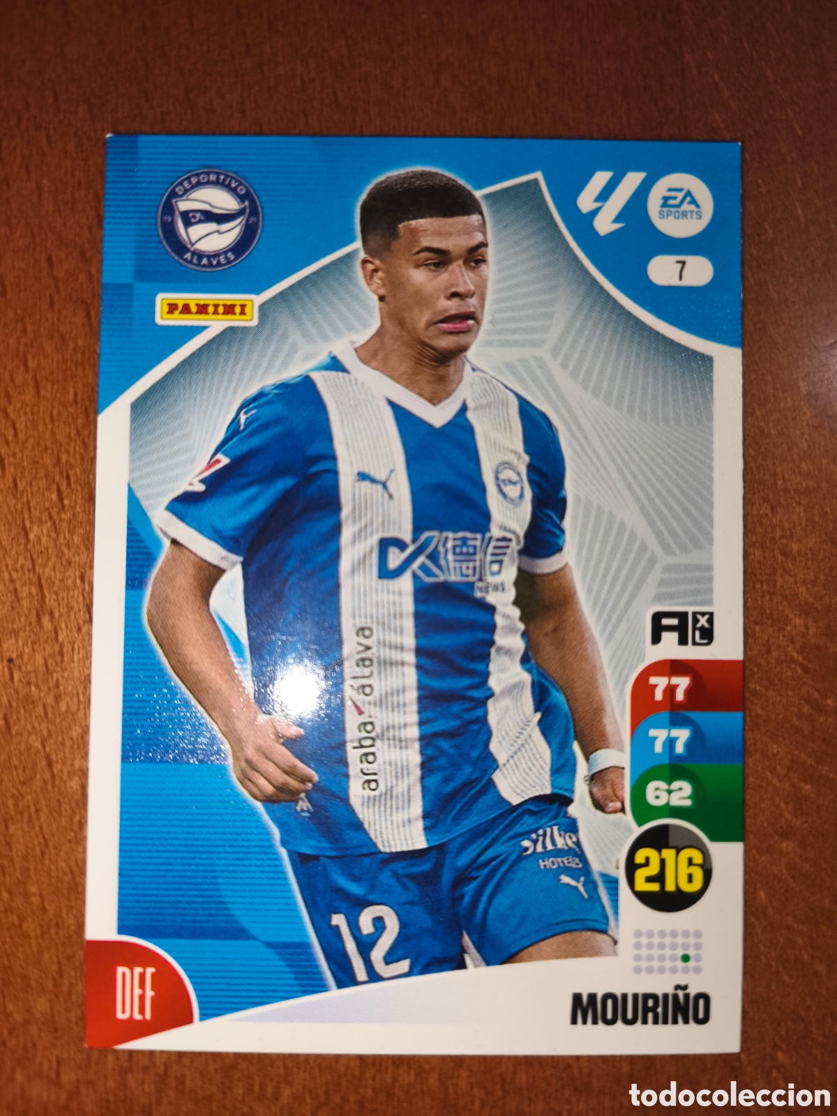 Cartes &agrave; collectionner de Football: Mouri&ntilde;o n&deg;7 Adrenalyn XL 24/25 Deportivo Alav&eacute;s