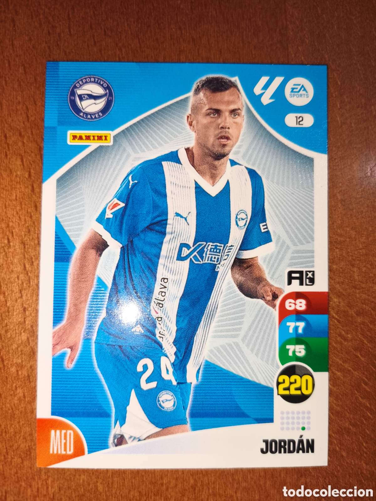 Figurine di Calcio: Jordan n&deg;12 Adrenalyn XL 24/25 Deportivo Alav&eacute;s