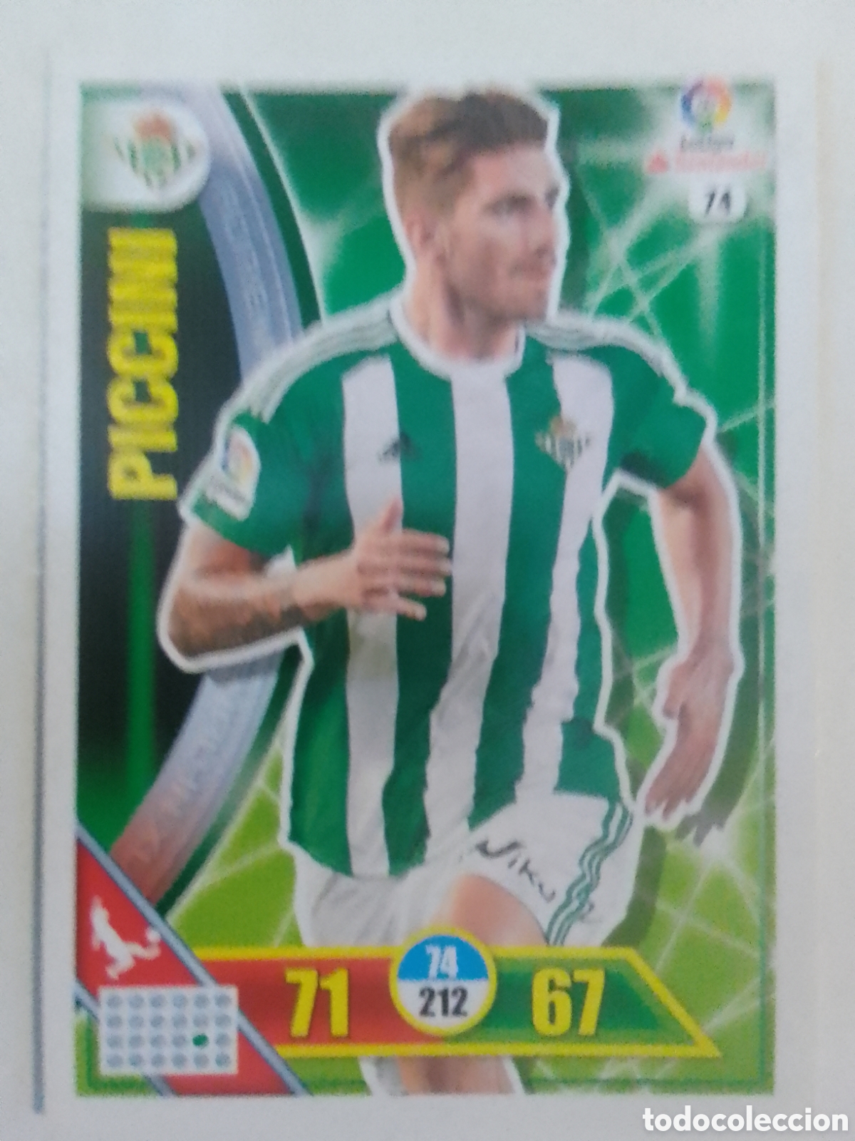 Cromos de Futebol: Adrenalyn XL 2016-17 n&deg; 74 Piccini &bull; Betis.
