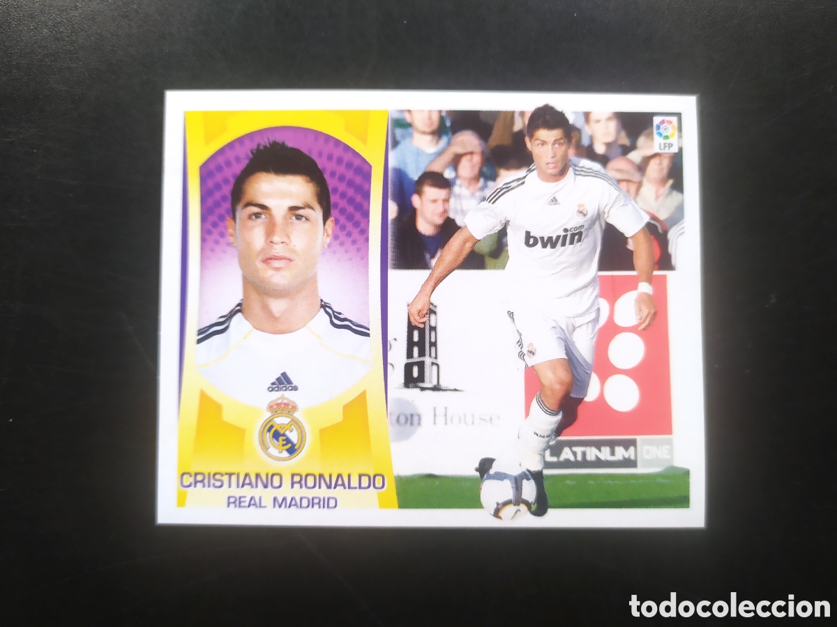 Cromos de Futebol: Liga este 2009 2010 09 10 panini Cristiano Ronaldo fichaje n&ordm; 2 Real Madrid