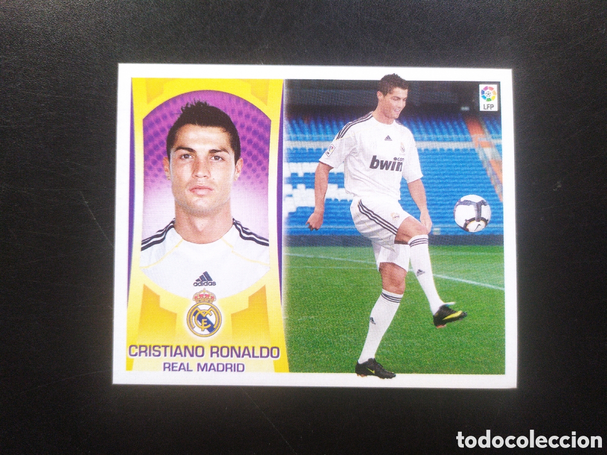 Cromos de Futebol: Liga este 2009 2010 09 10 panini Cristiano Ronaldo fichaje n&ordm; 2 Real Madrid