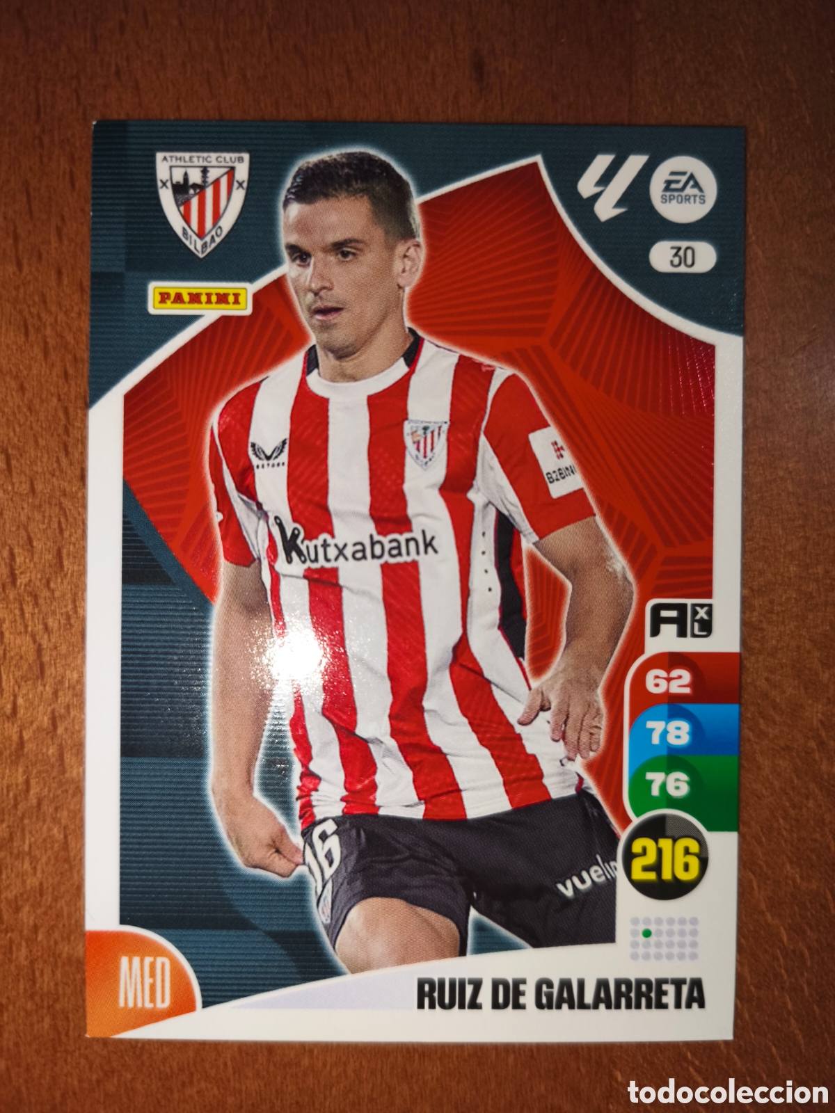 Cromos de Futebol: Ruiz De Galarreta n&deg;30 Adrenalyn XL 24/25 Athletic Club