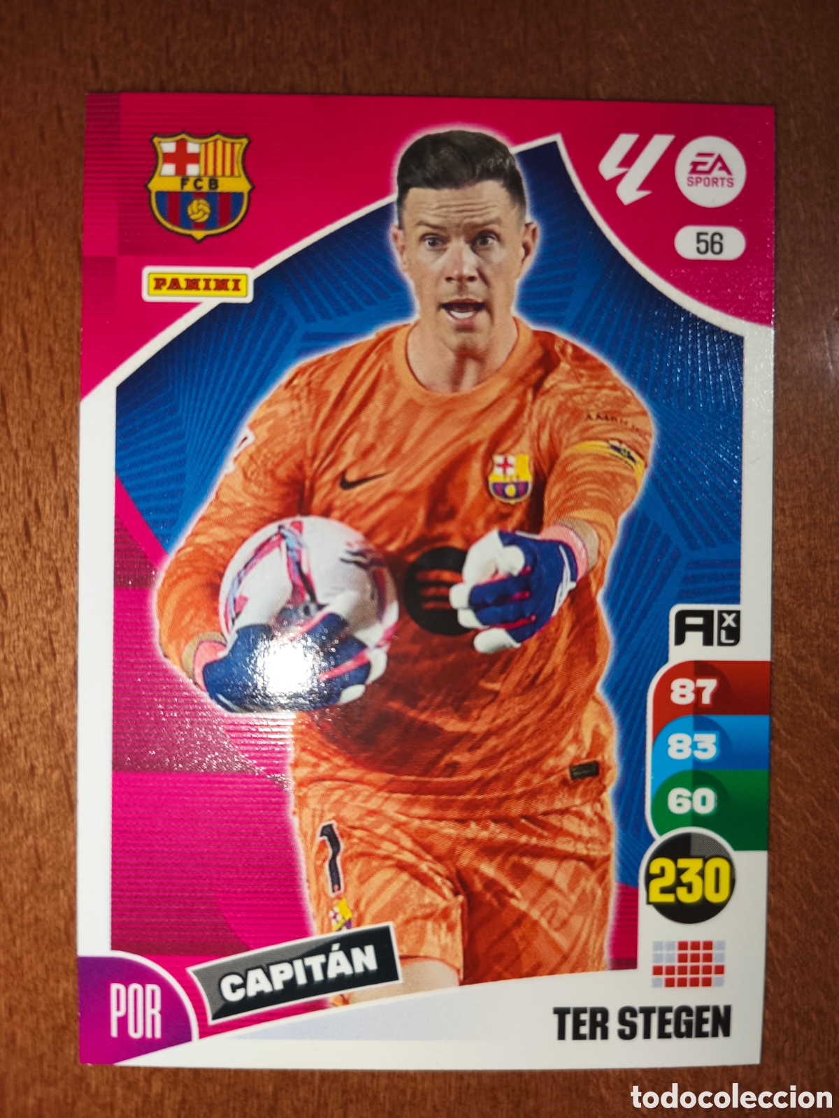 Fu&szlig;ball-Sticker: Ter Stegen n&deg;56 Adrenalyn XL 24/25 Barcelona