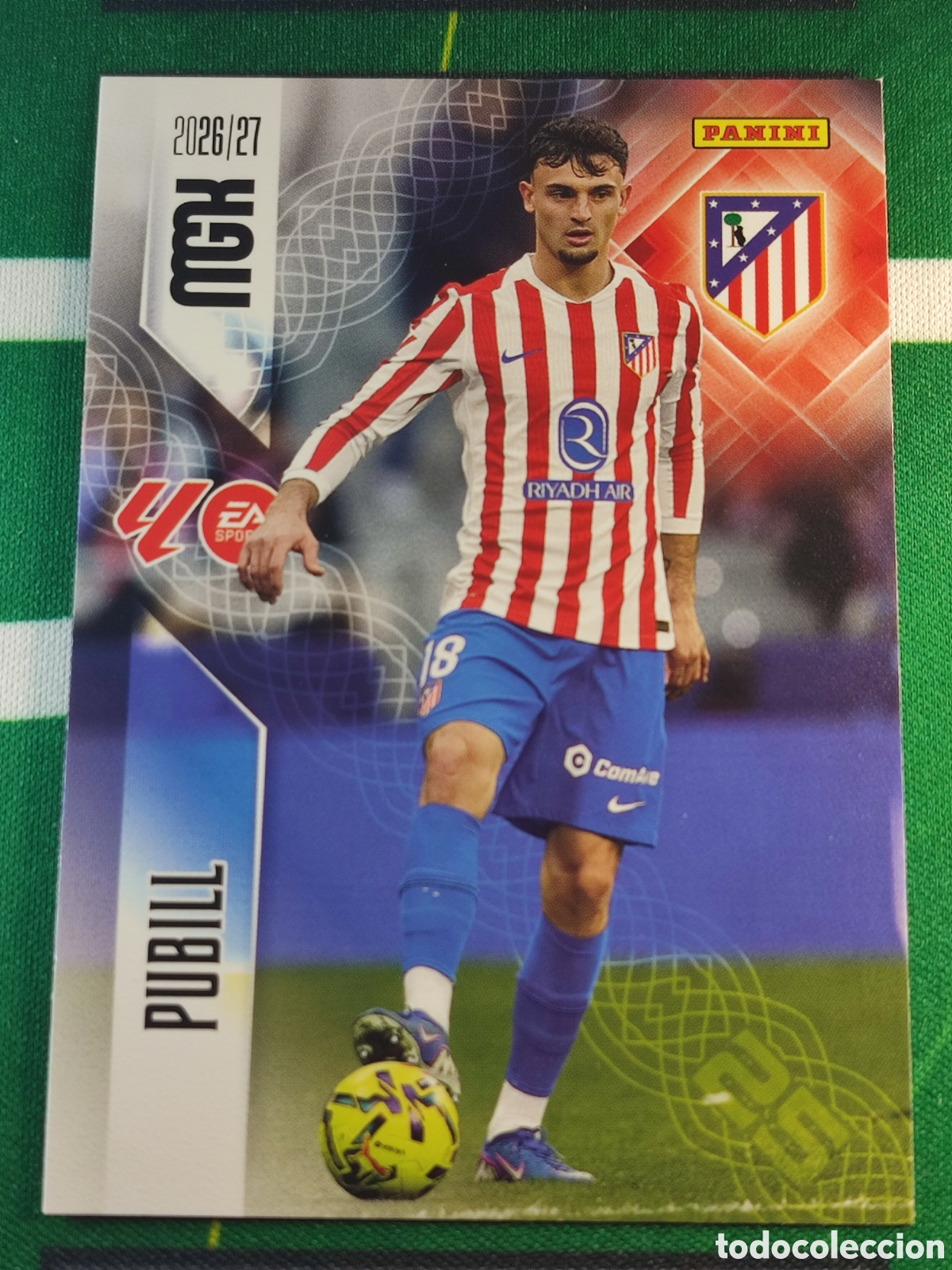 Cromos de f&uacute;tbol: 60 Pubill Atl&eacute;tico de Madrid MEGACRACKS 2026 2027 - 26 27 MGK