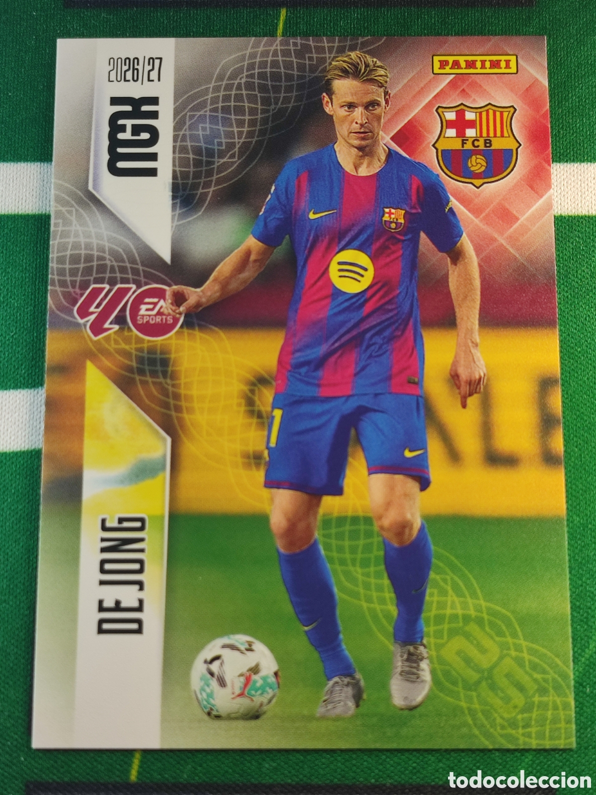 Cromos de f&uacute;tbol: 82 De Jong FC Barcelona MEGACRACKS 2026 2027 - 26 27 MGK