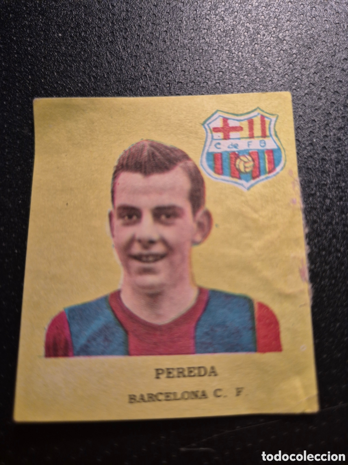 Cromos de f&uacute;tbol: PEREDA BARCELONA C F FUTBOL 1963 DISGRA FHER
