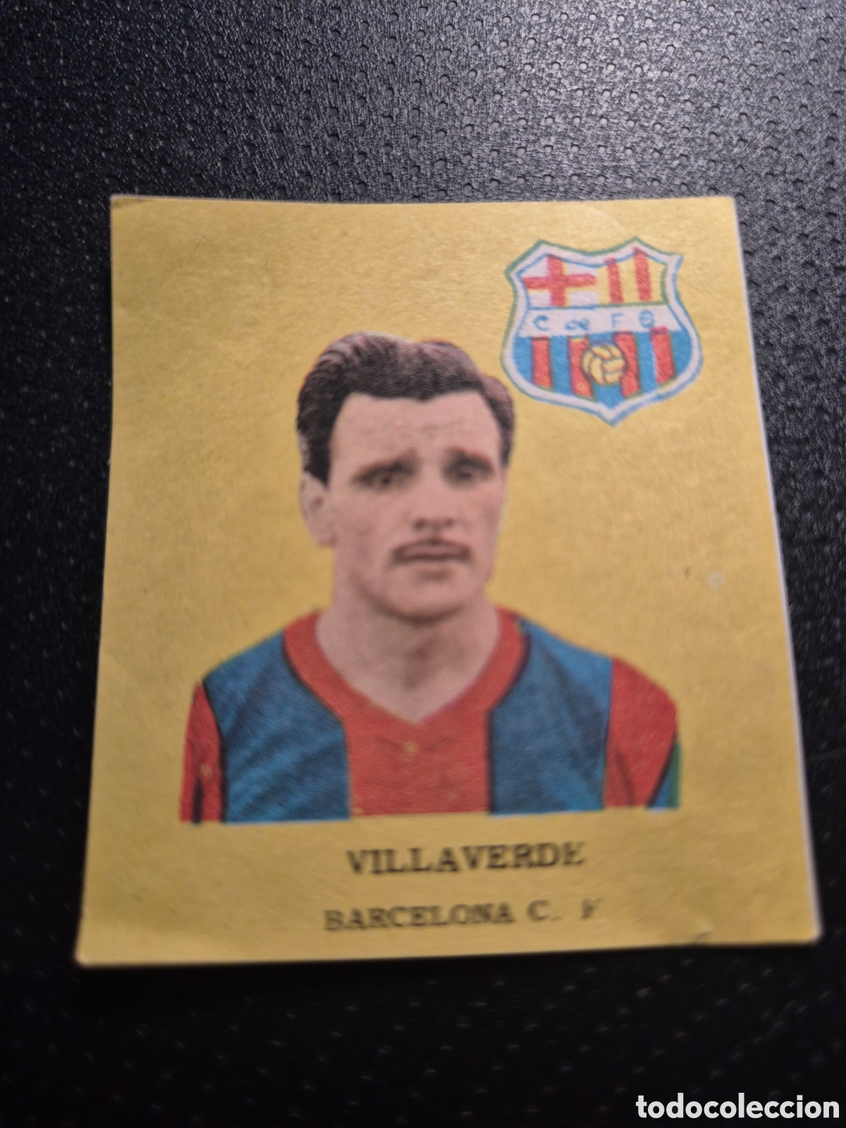 Cromos de f&uacute;tbol: VILLAVERDE BARCELONA C F FUTBOL 1963 DISGRA FHER