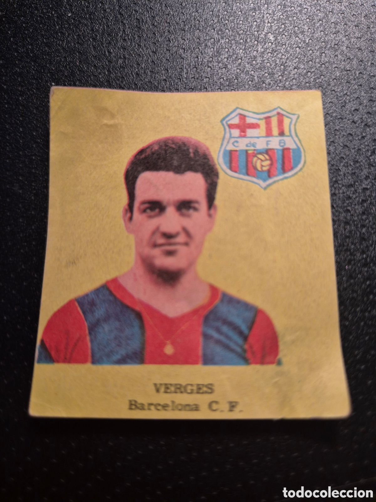 Cromos de f&uacute;tbol: VERGES BARCELONA C F FUTBOL 1963 DISGRA FHER