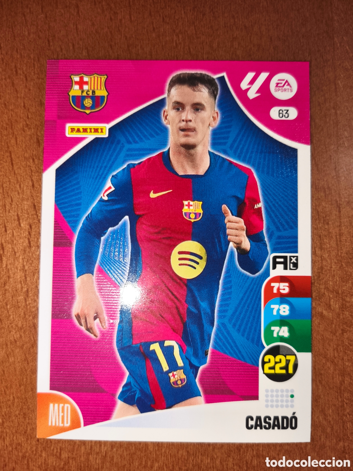 Cromos de Futebol: Casado n&deg;63 Adrenalyn XL 24/25 Barcelona