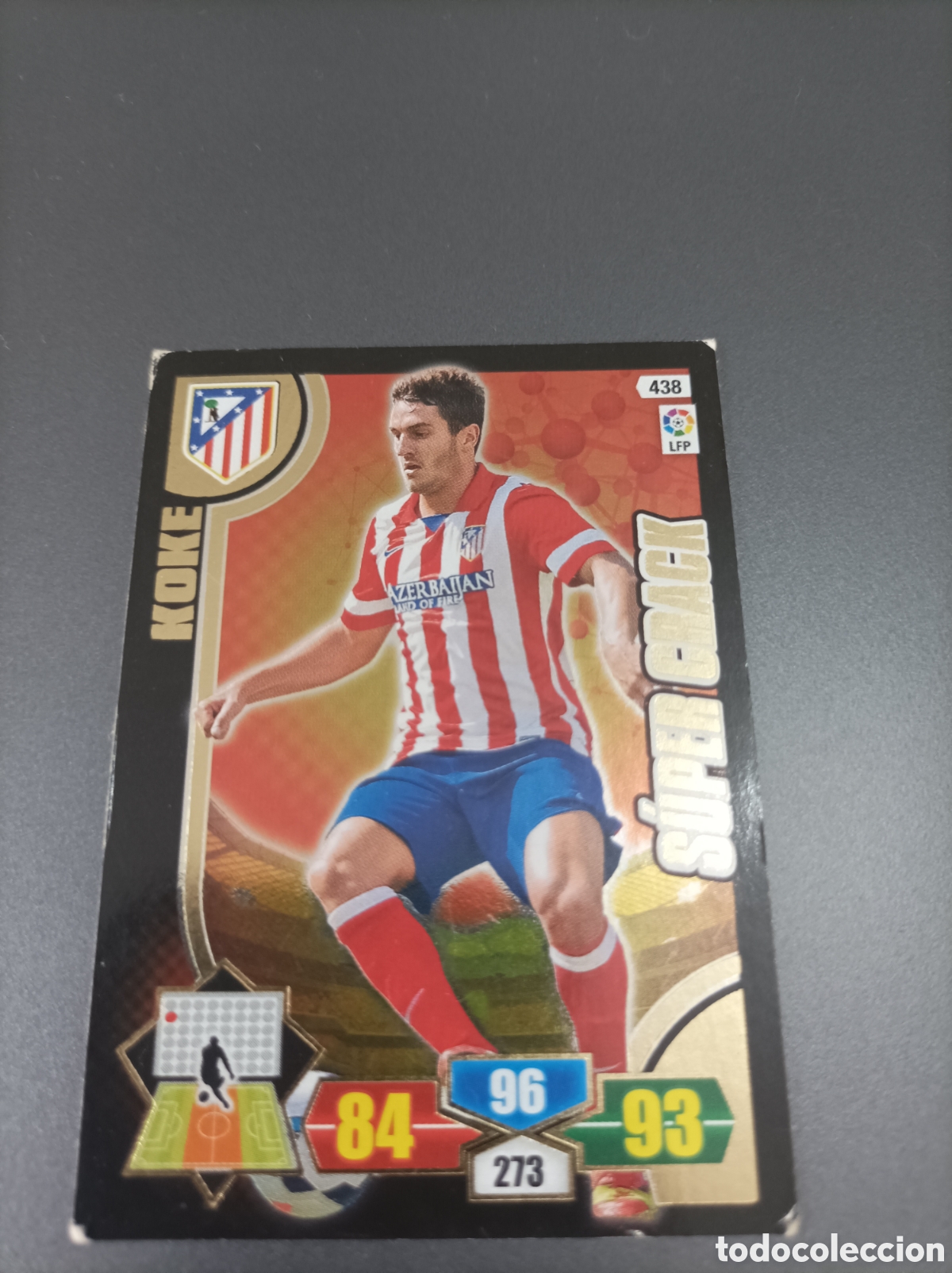 Cromos de Futebol: Cromo de koke Adrenalyn super crack 2013