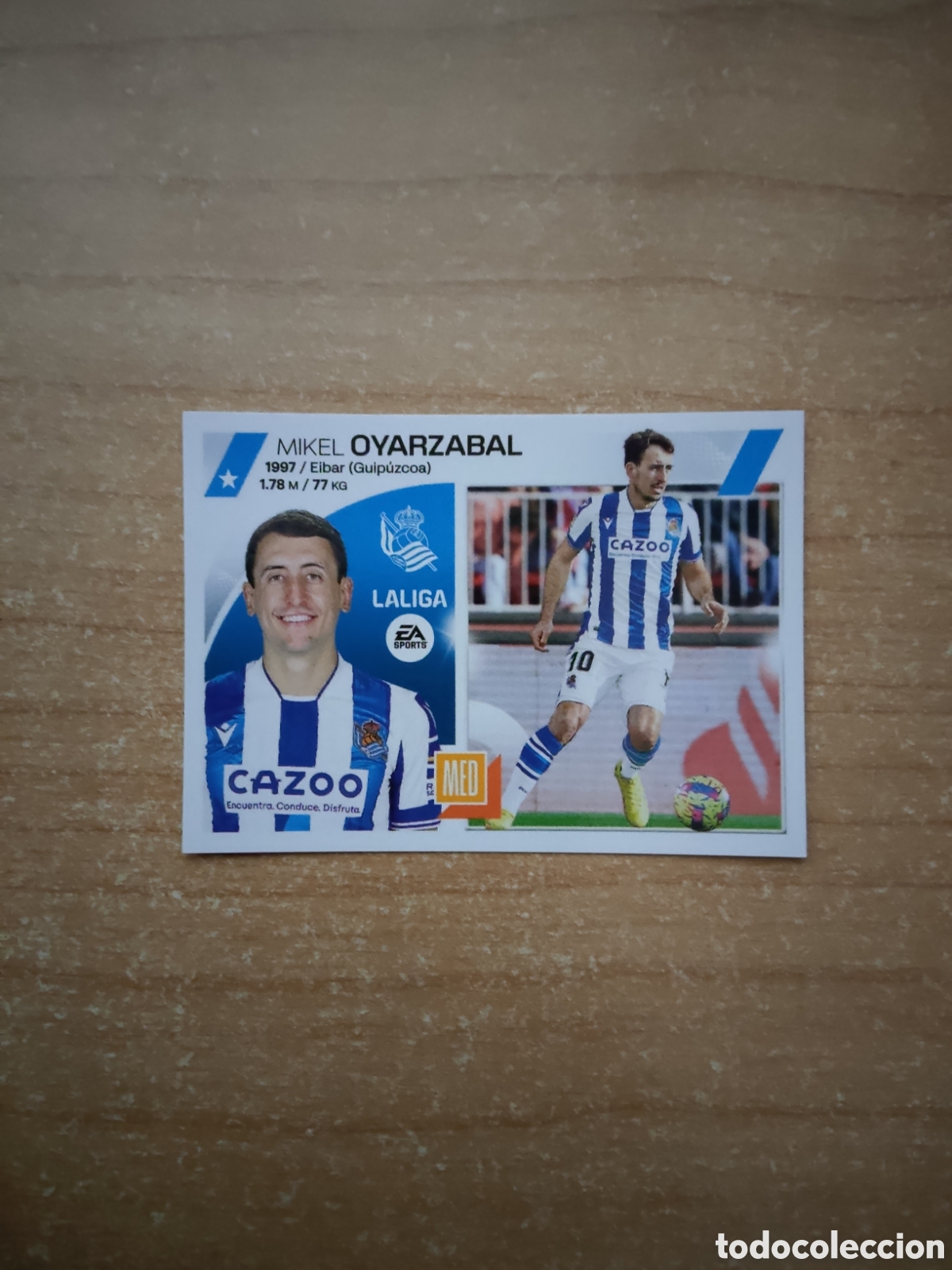 Cromos de Futebol: 17 OYARZABAL REAL SOCIEDAD LIGA ESTE 2023 2024